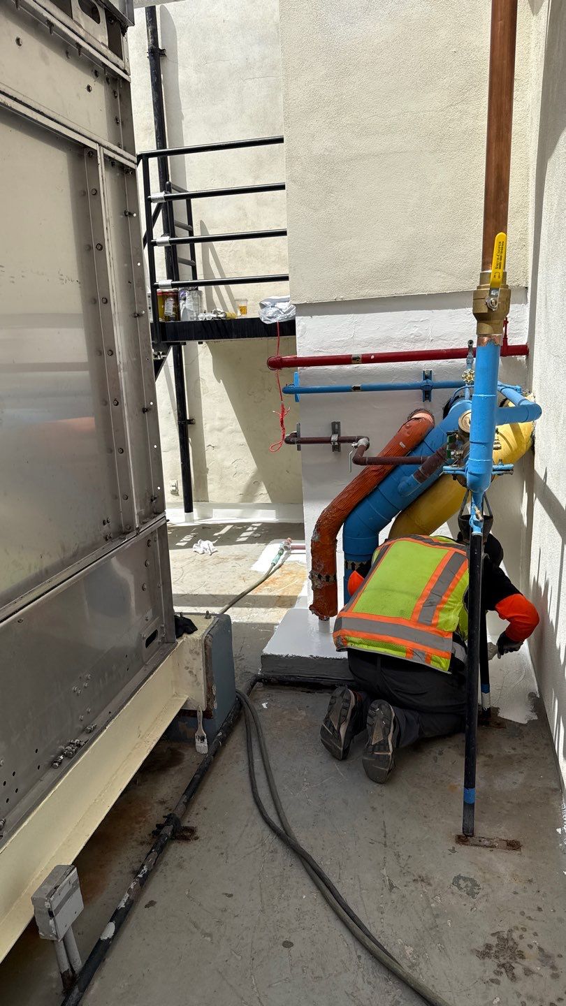 Coronado Tower Roof Rejuvenation and Waterproofing Using Ecodur Coating by Reliable Roofing San Diego Inc.