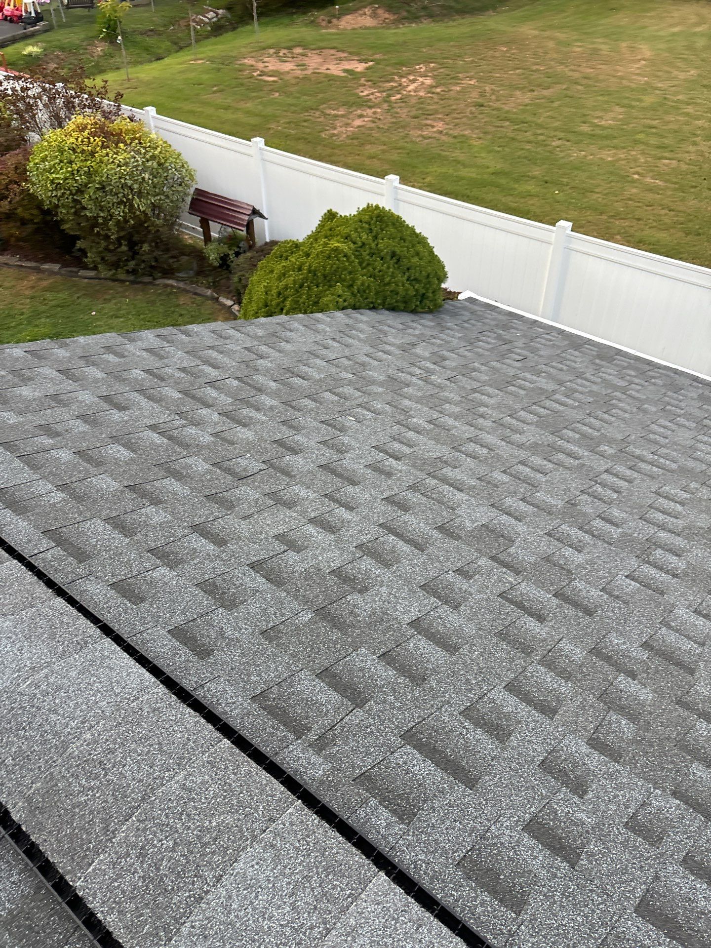 Residential Roofing Installation using Oyster Gray by Rainstoppers Roofing
