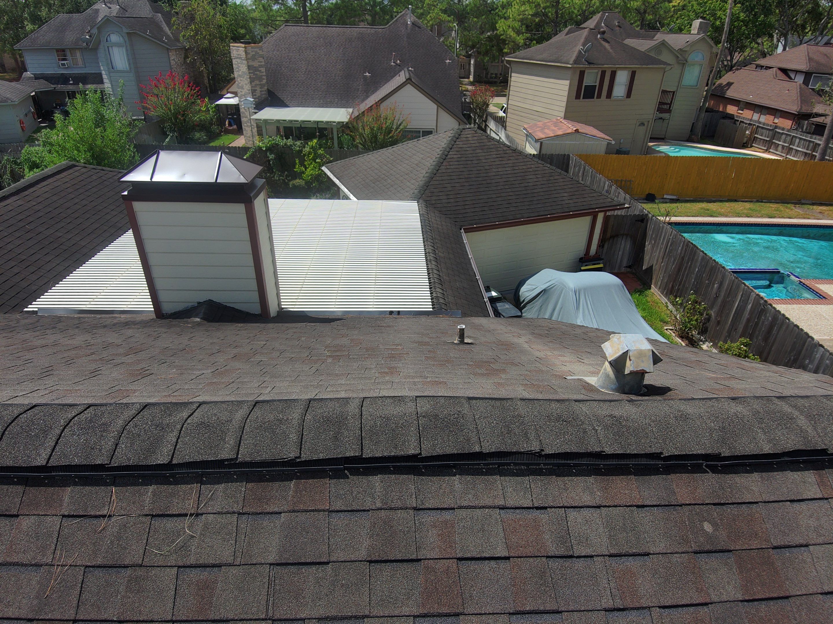 Residential Roofing Installation using Owen's Corning Duration (Lifetime) Shingles by Roof Repair Company