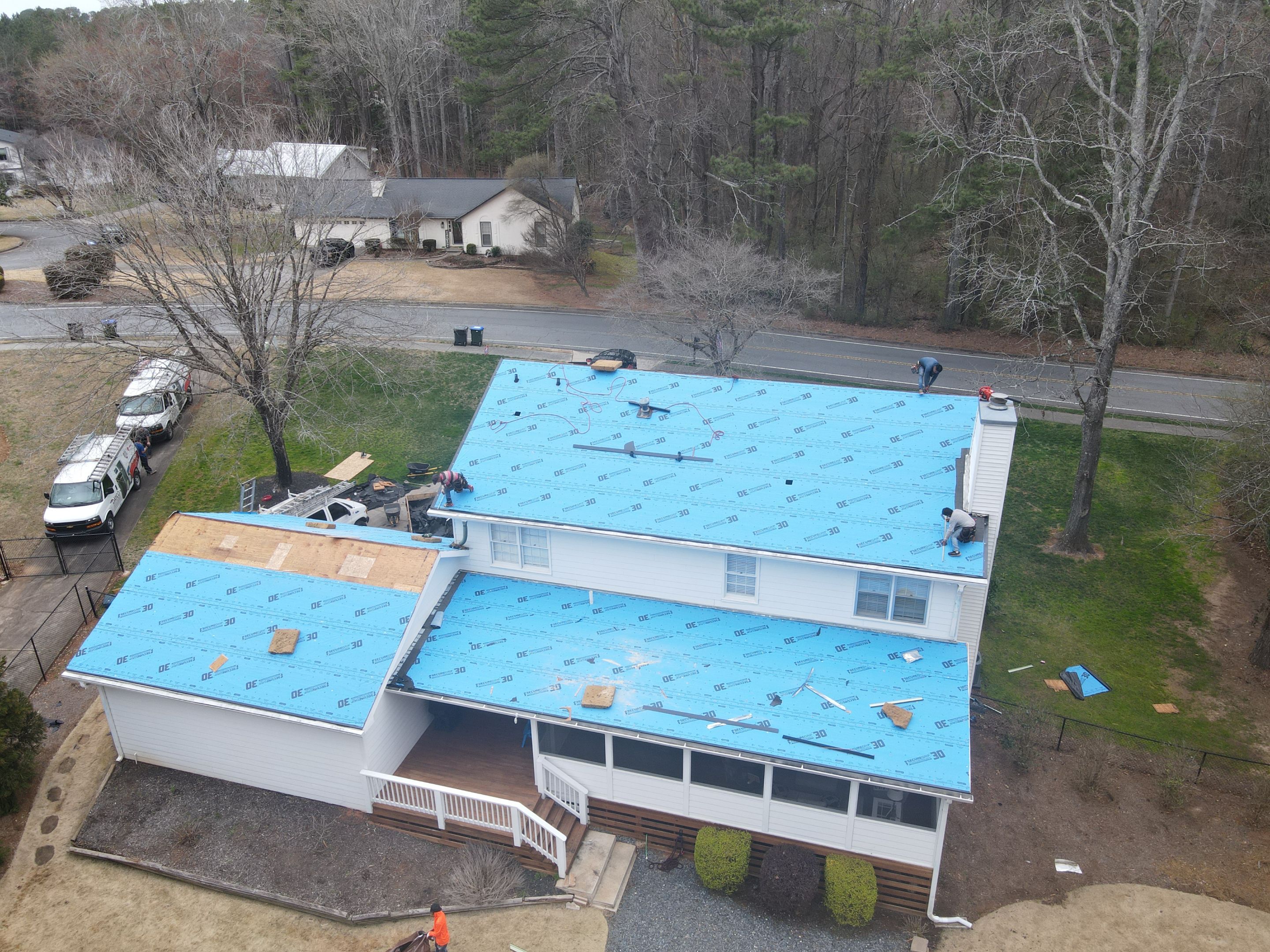 Residential Roofing Installation using Owens Corning by Inspector Roofing and Restoration