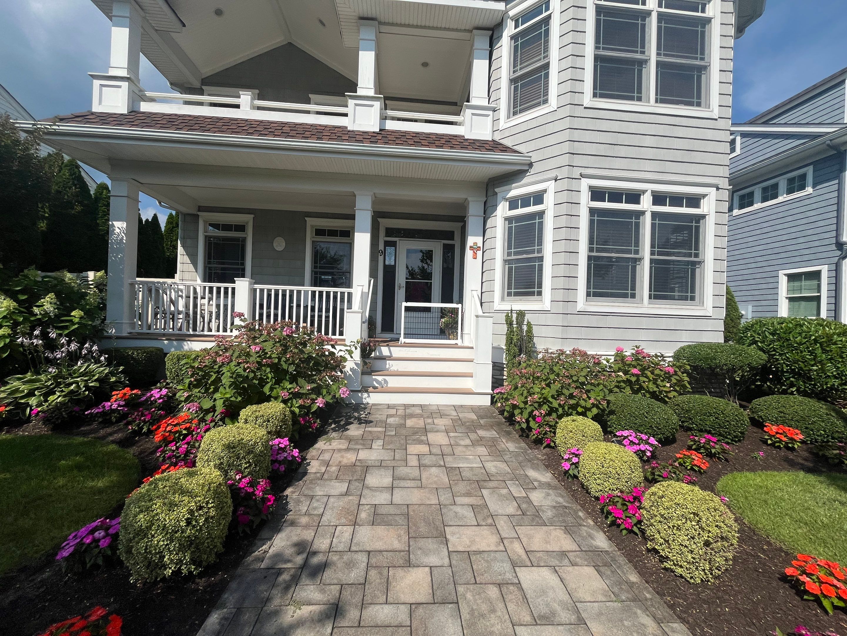 Front Door Transformation: Front Weathered to Bold & Beautiful by Fresh Coat Works LLC