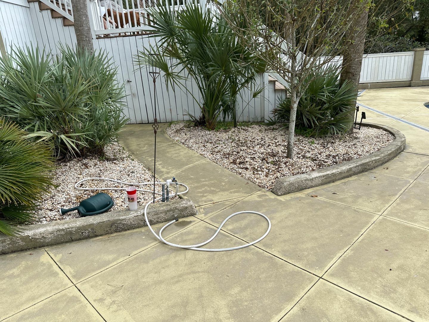 Concrete Pool deck with AcryFin by DuraSeal