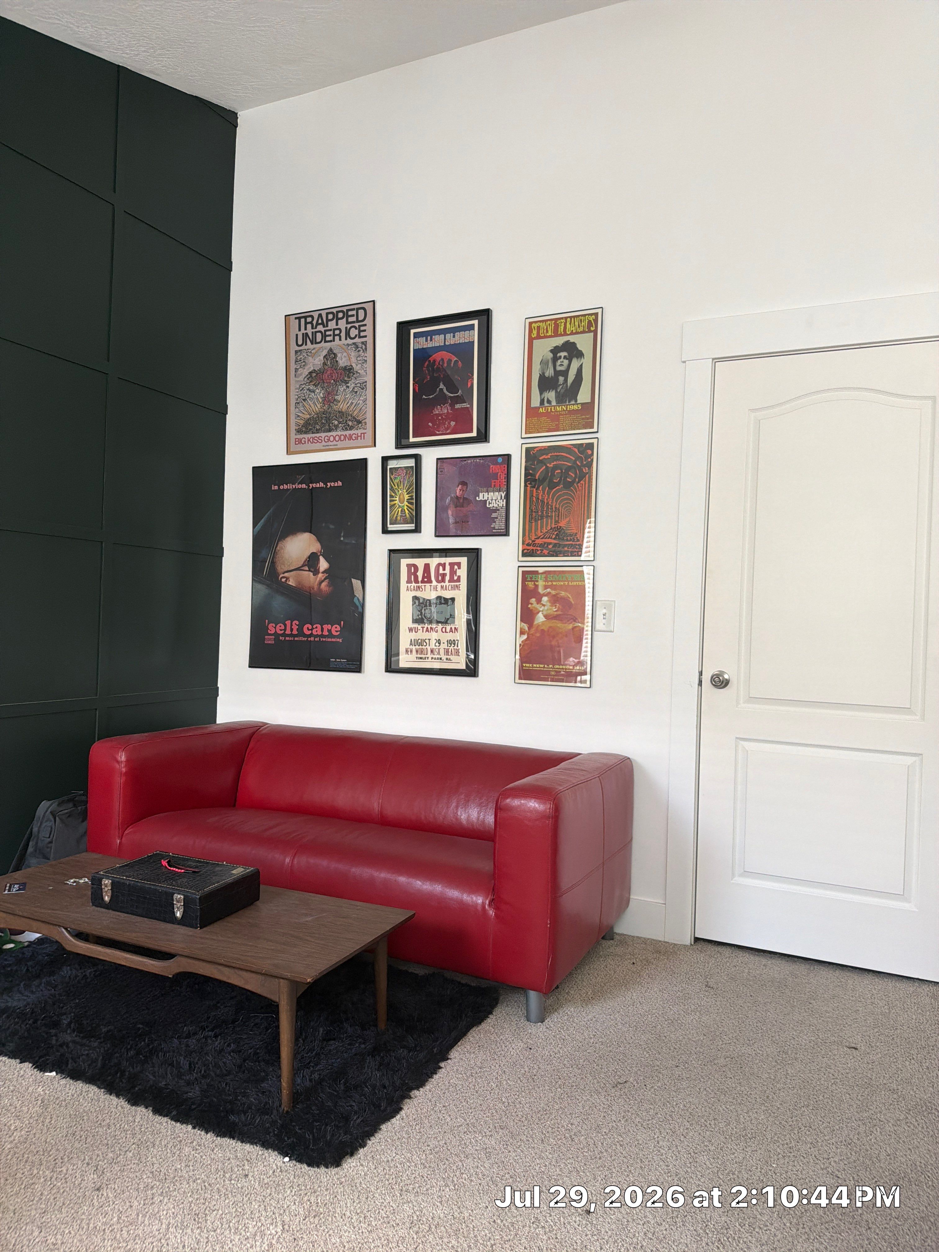 Custom Grid Accent Wall and Door Installation in South Salt Lake by CompanyCam Sales Demo