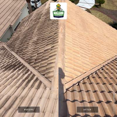 Barrel Tile Roof Cleaning