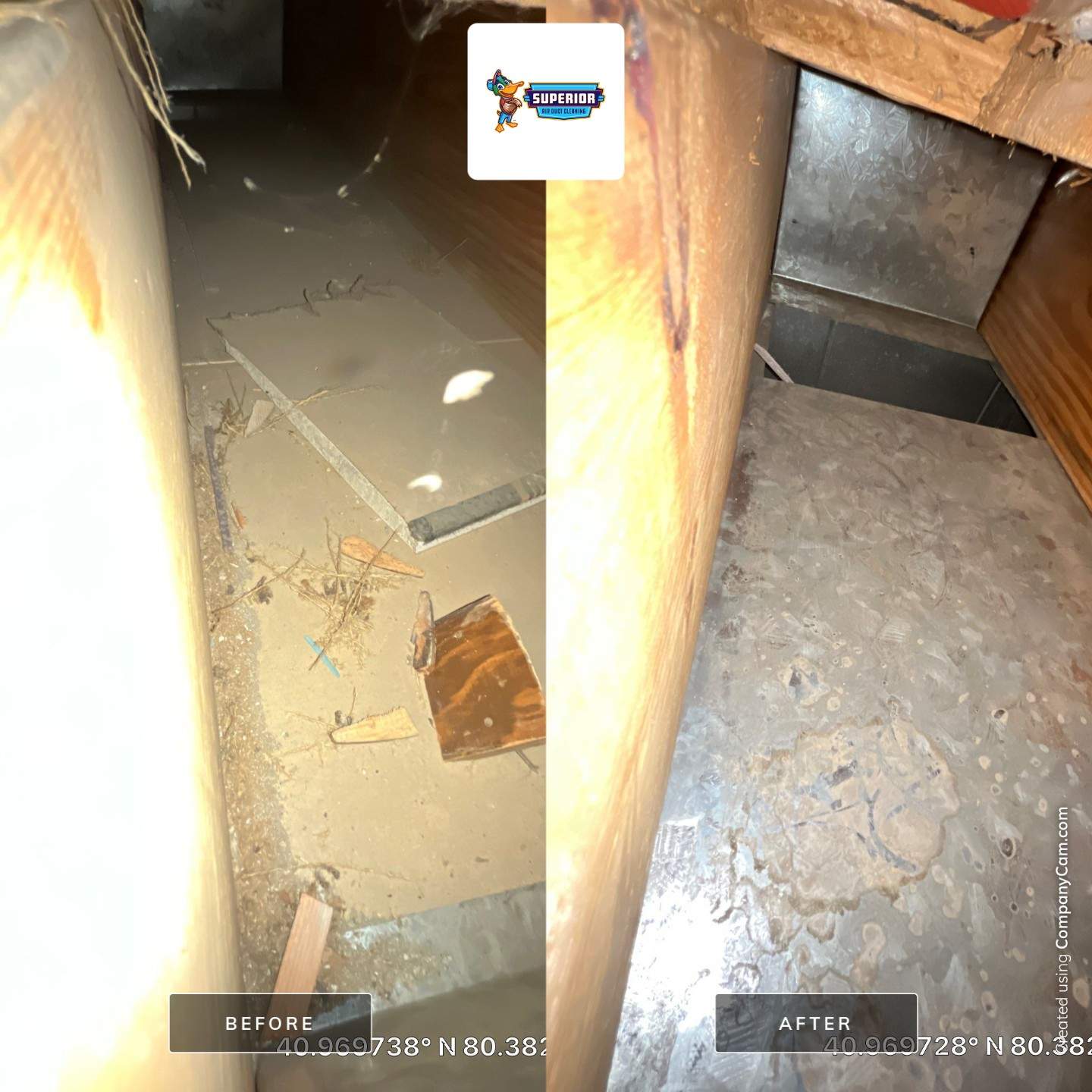 Air Duct Cleaning With a Vacuum Truck in New Castle, PA by Superior Air Duct Cleaning
