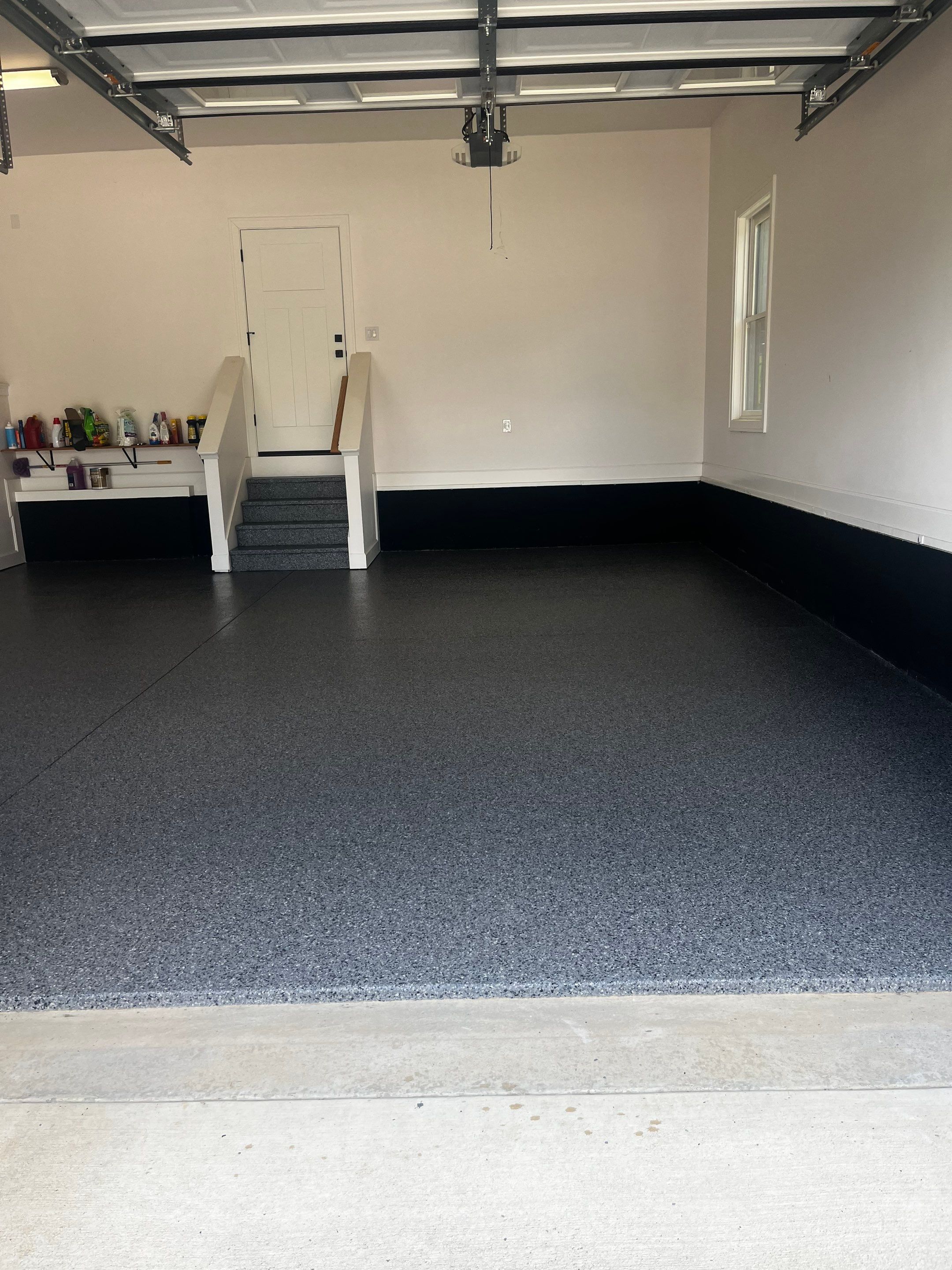 Garage Floor Coating using Nightfall by My Garage Floor Guys