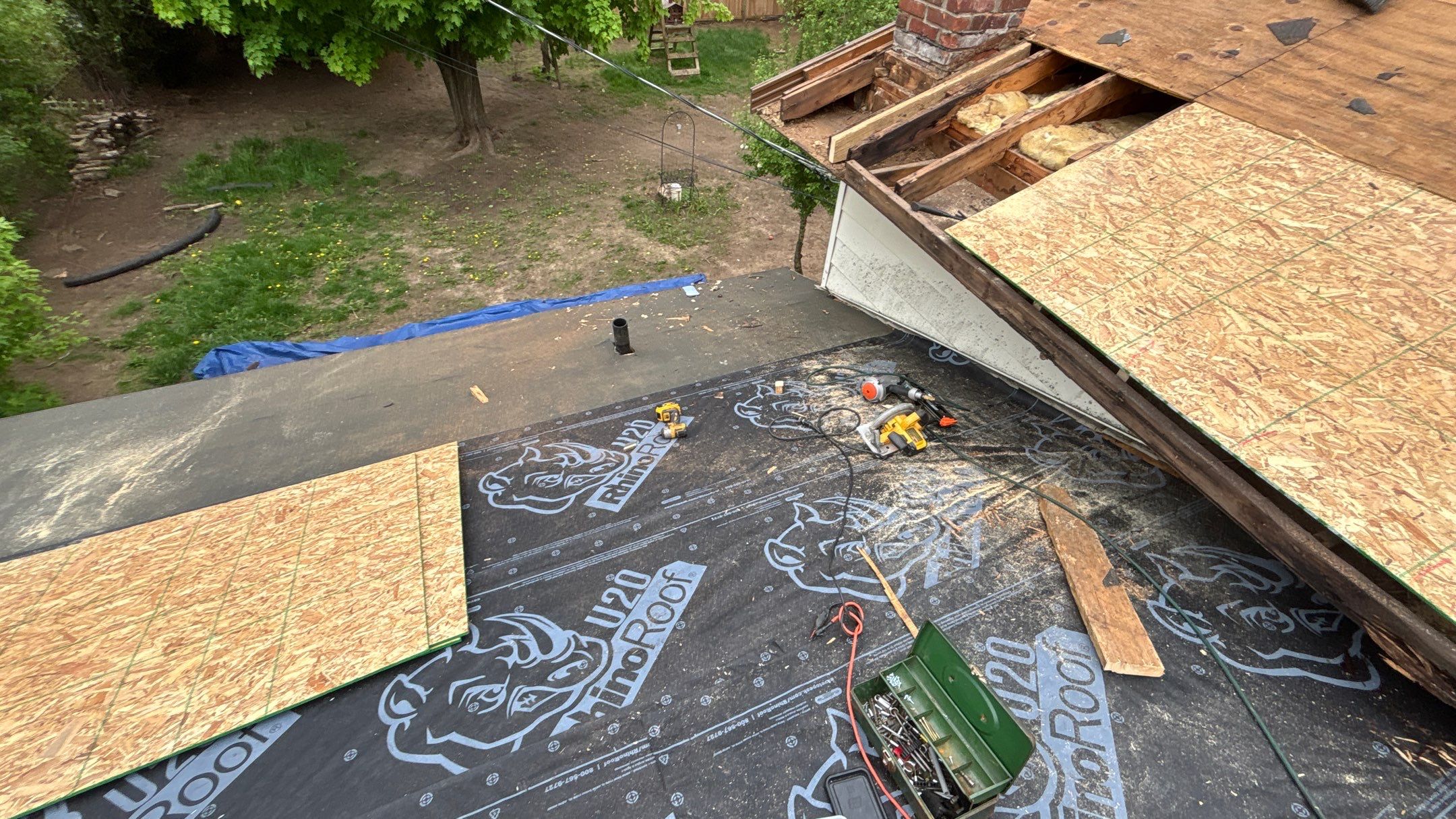 Roof Replacement using Owens Corning Teak by 180 Contractors