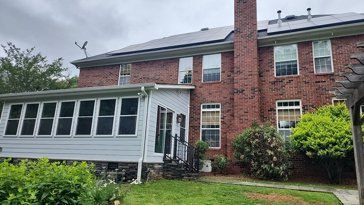 House Wash using cleaner by Power Wash Masters LLC