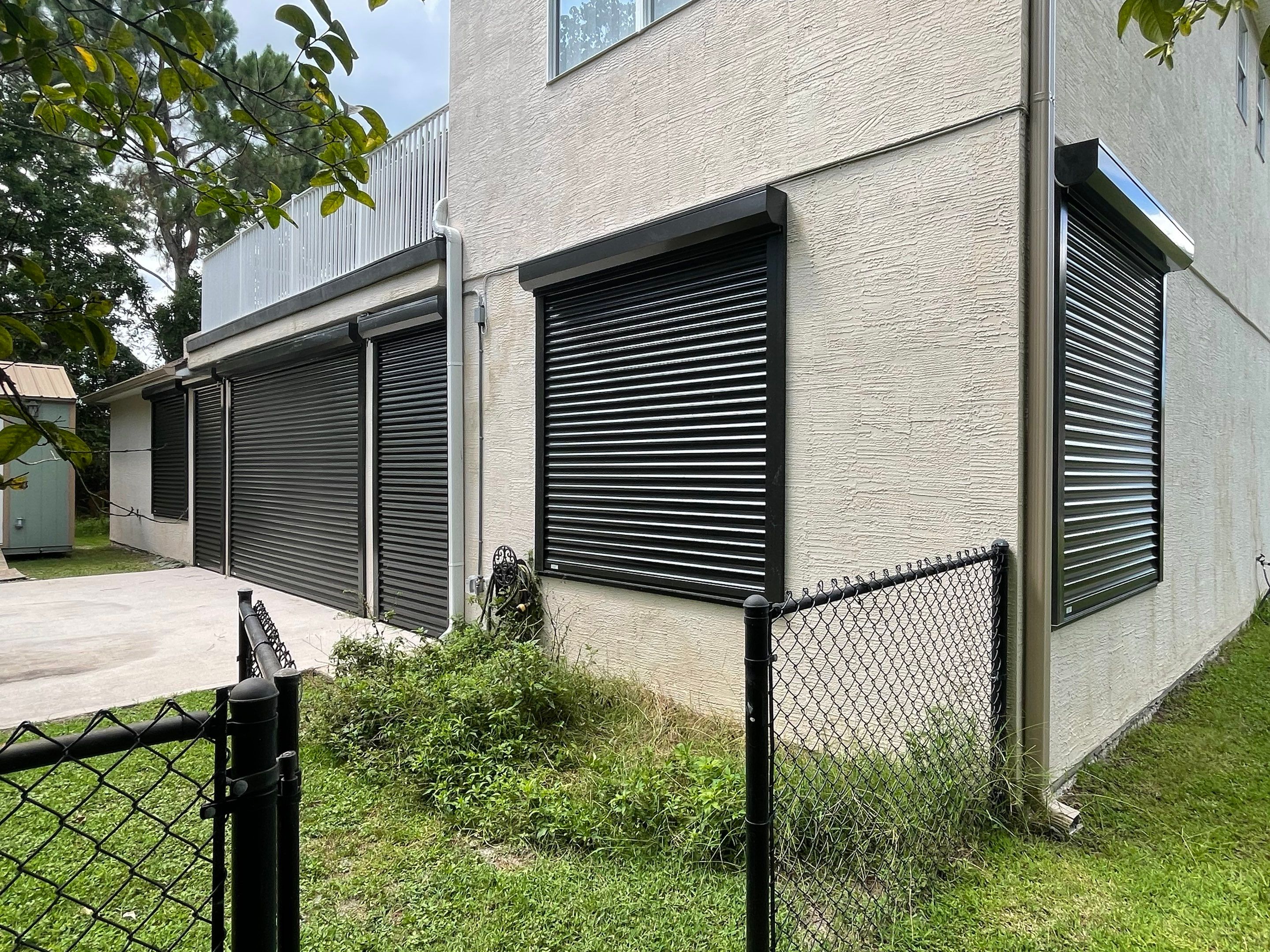 Bronze Rolling Shutters by Smart Guard Shutters