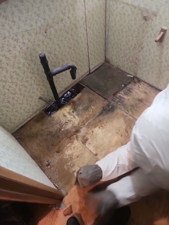 Water Damage in Trailer by Chicagoland Water Medics