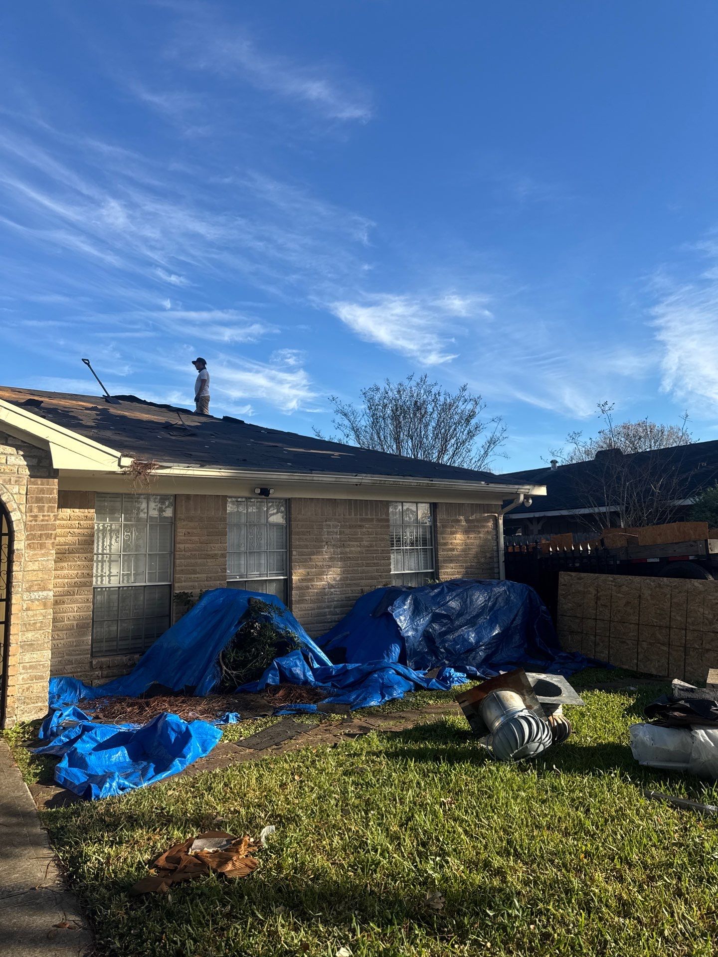 Project in Houston by Proud Roofing