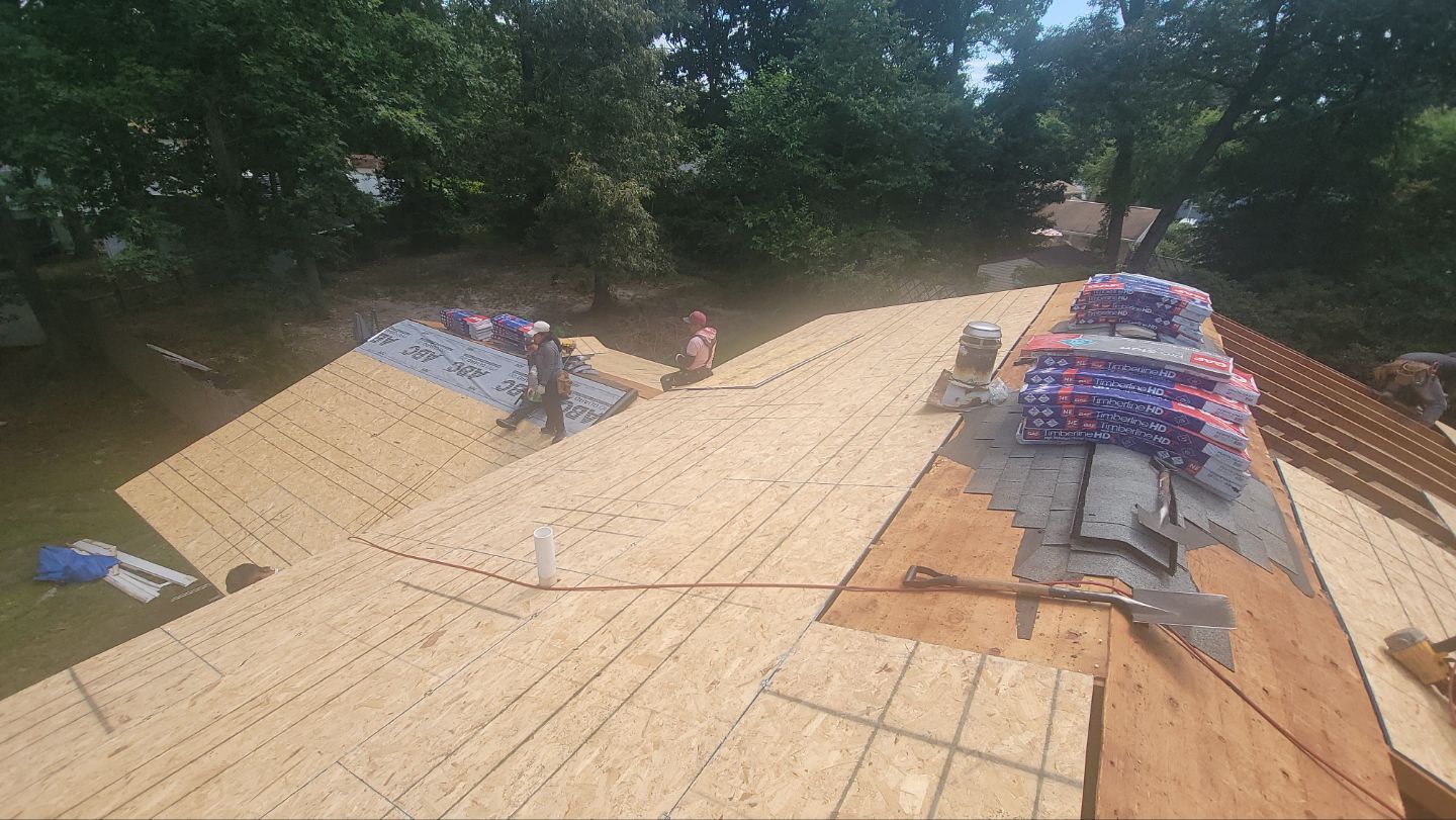 Roof Installation using GAF Timberline HDZ by ExteriorPros