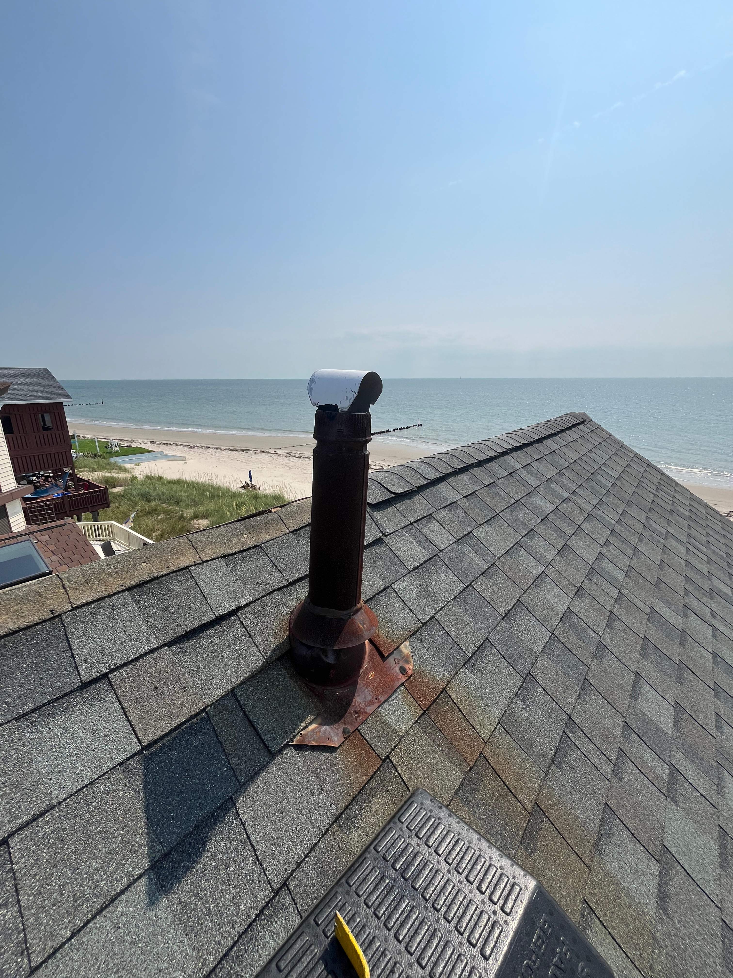 Furnace Exhaust B-Vent in Hampton by Premier Chimney and Roofing