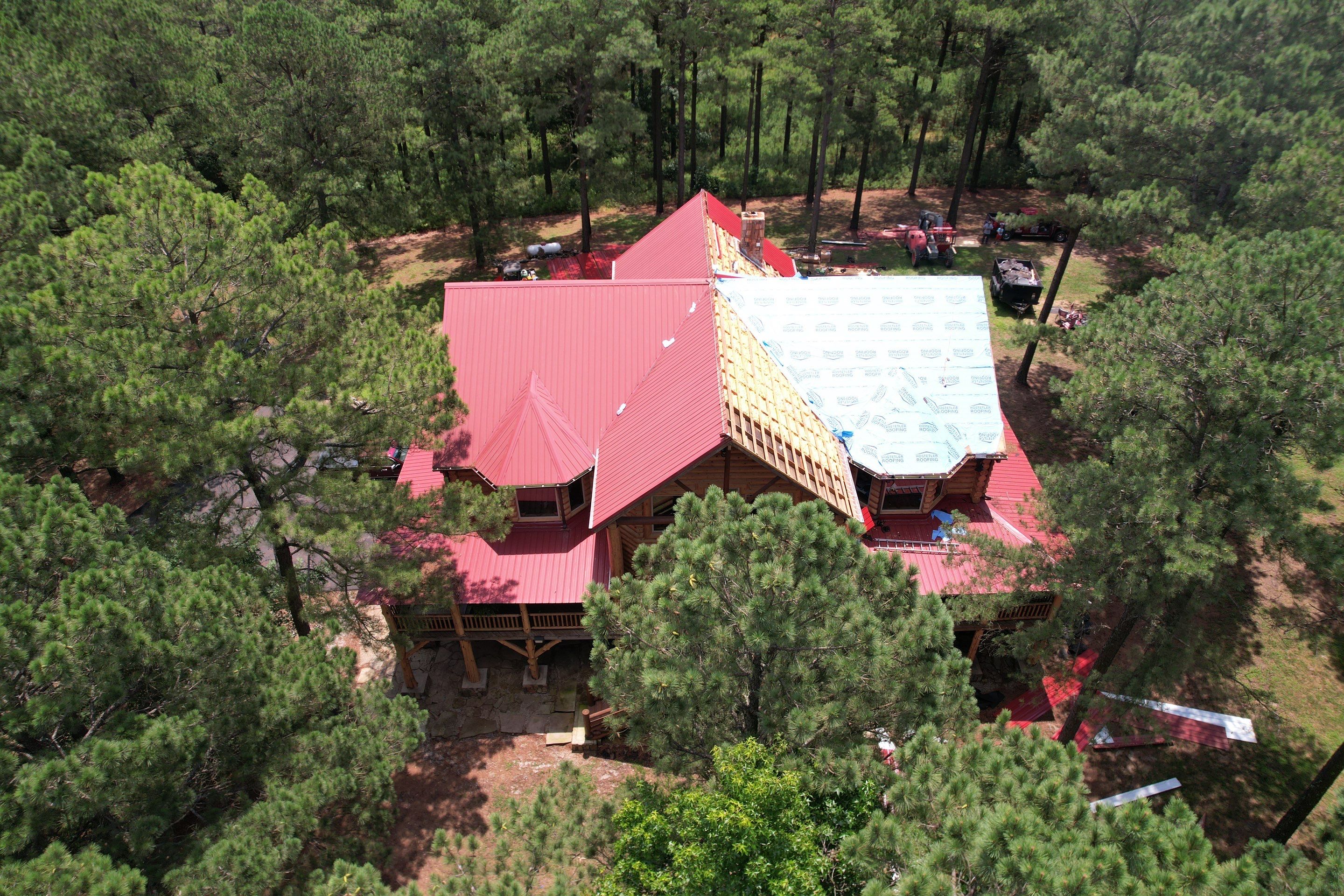 Metal Roof Replacement: 26 GA. Residential Metal Panel by Hostetler Roofing