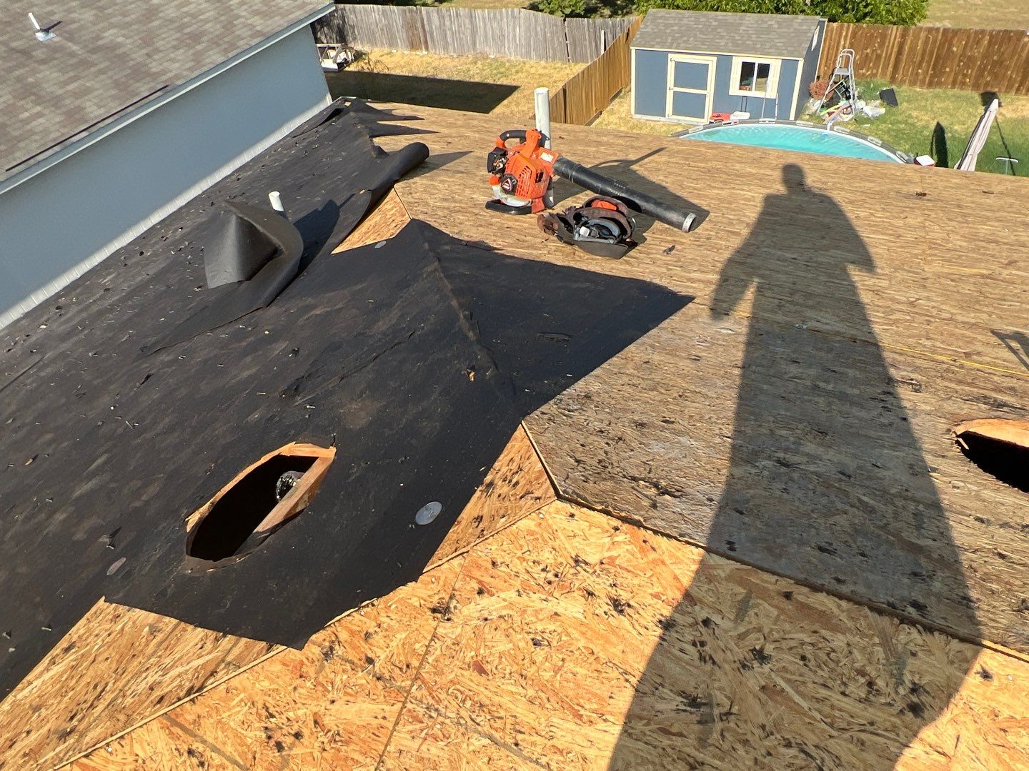 Residential Roof Replacement and OSB Decking Repair in Hutto by Caliber Restoration LLC