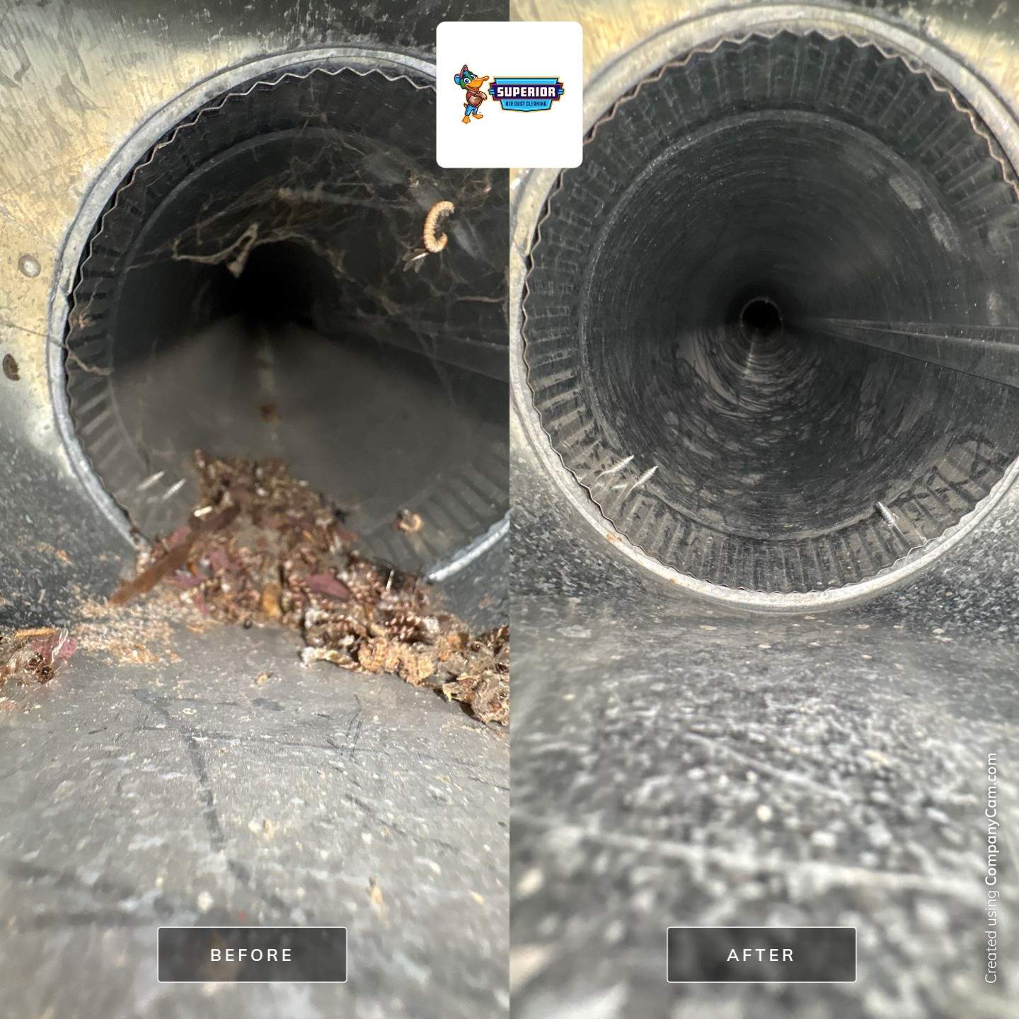 Air Duct Cleaning With a Vacuum Truck in Deerfield, OH by Superior Air Duct Cleaning