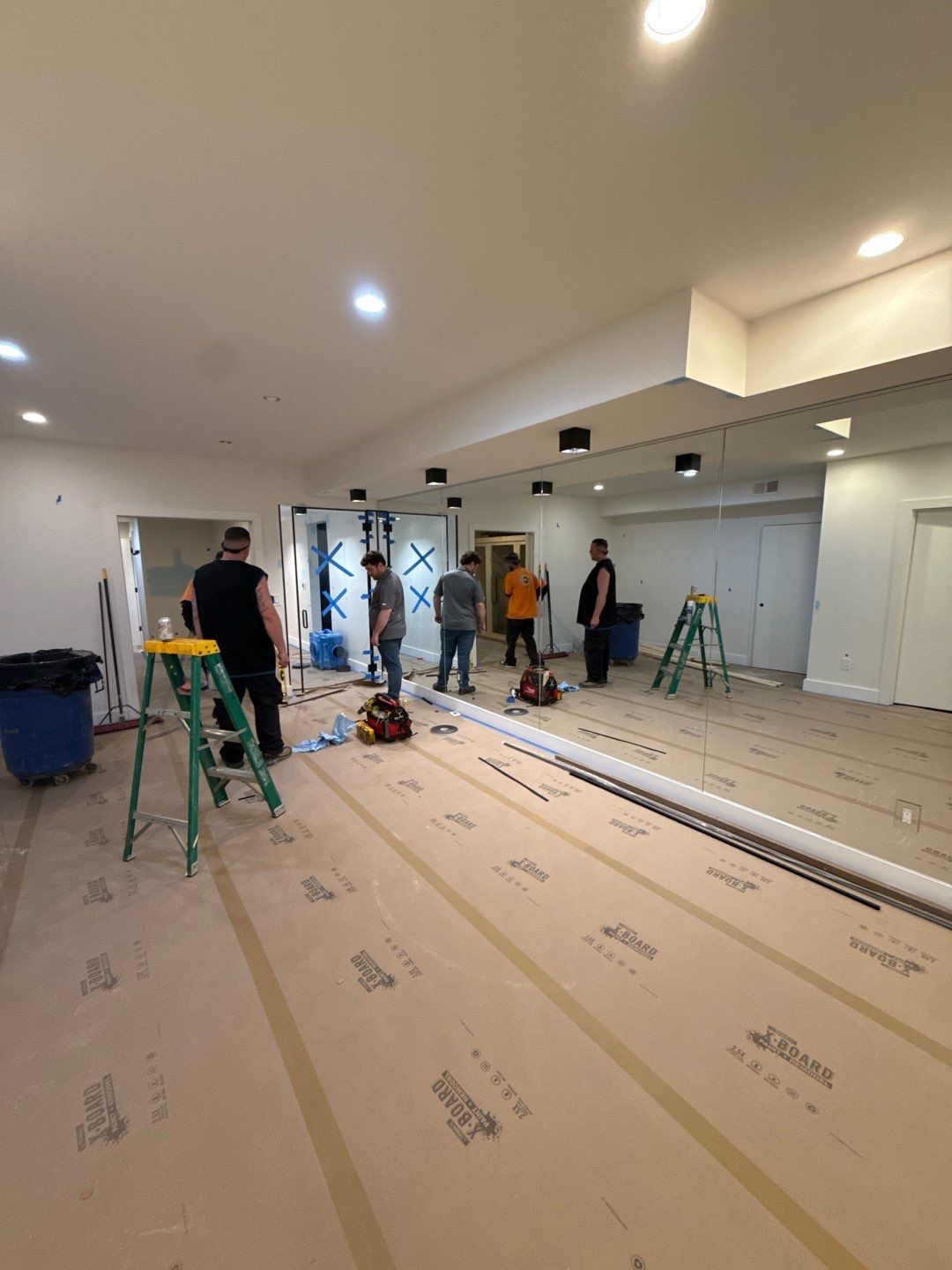 Basement Finishing Project with Home Gym and Sauna in Prospect by Authentic Carpentry