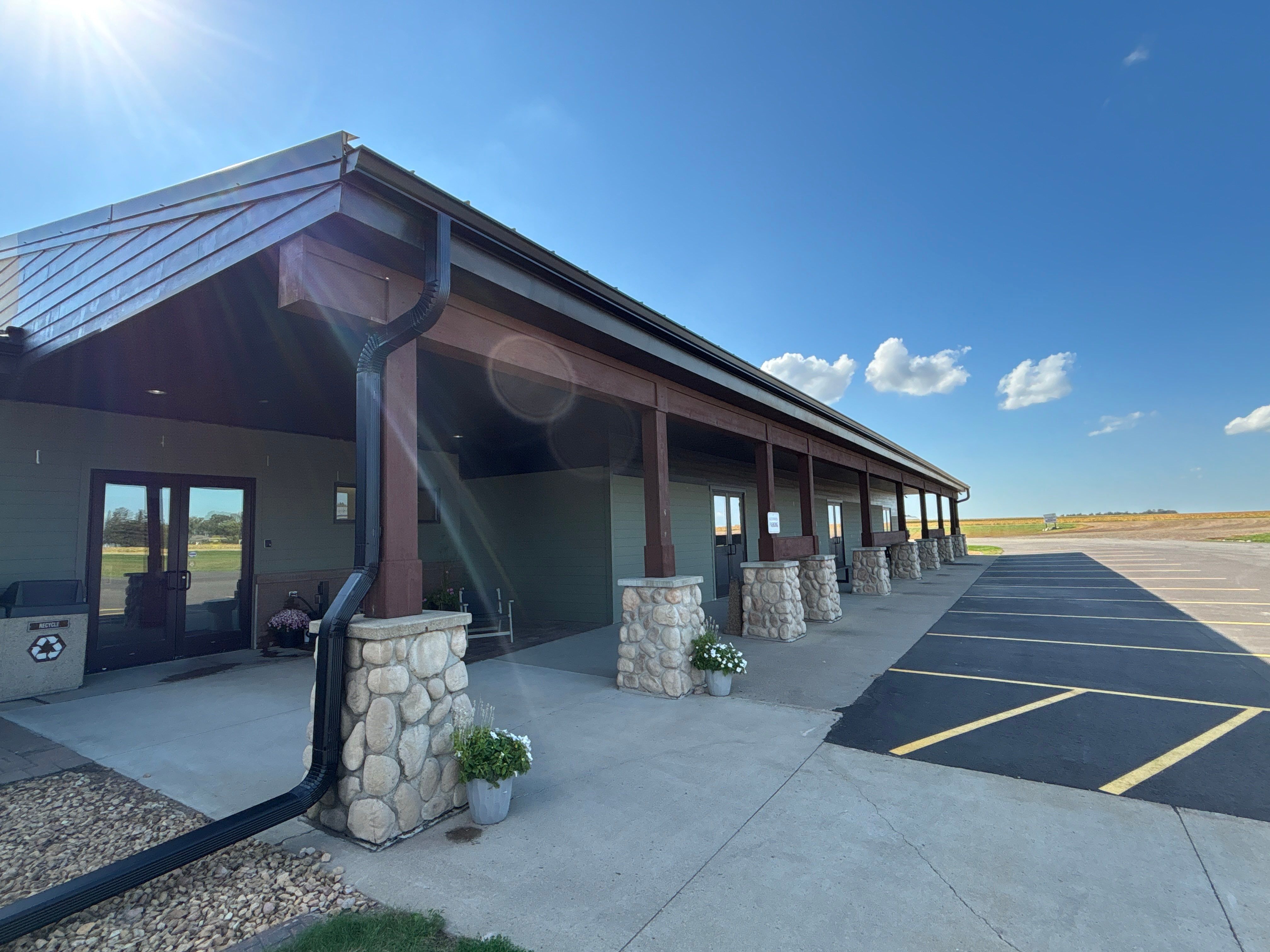 6-Inch Black Commercial Seamless Gutters with Snow Rails– Sleepy Eye, MN by Next Level Seamless Gutters / Exteriors Inc.