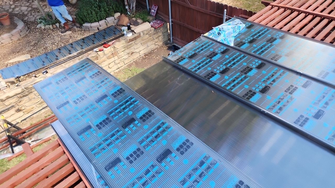 Hercules Patio Poly Cover by Tex-Line Roofing