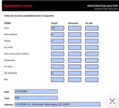 Project in Washington 