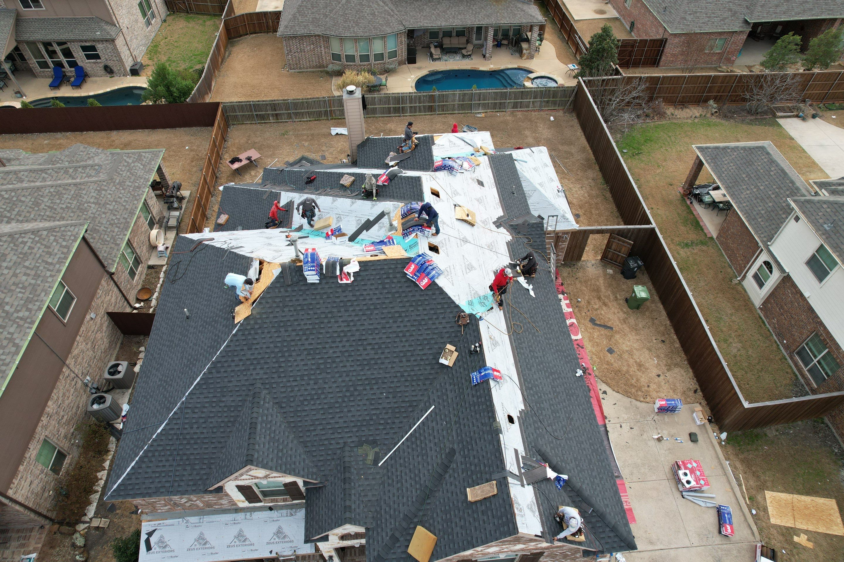 Project in Murphy by Zeus Exteriors