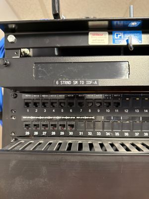 Structured Network Cabling Project in Temecula