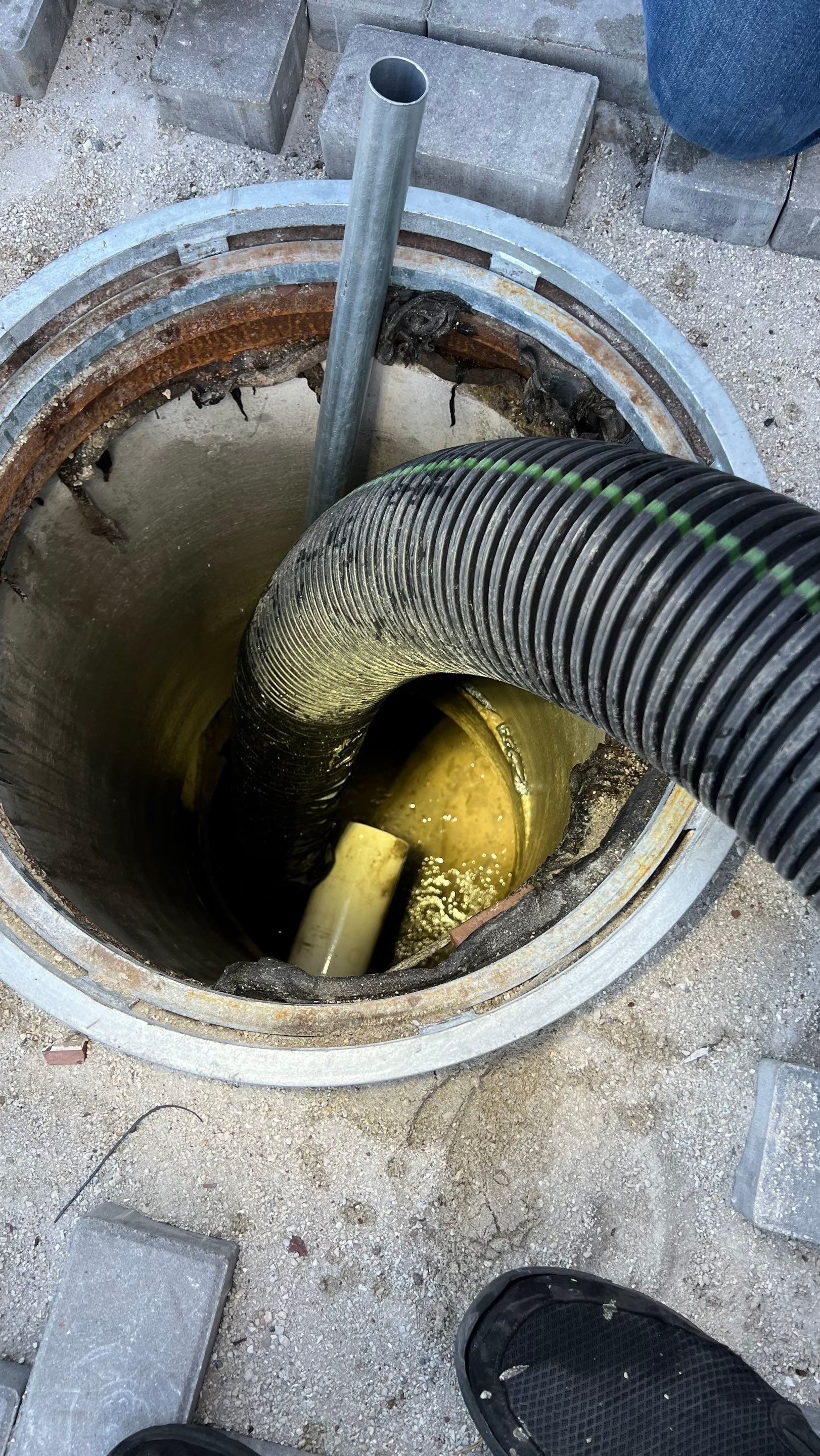 New Carwash Collection Tank Cleaning by APS Power & Water