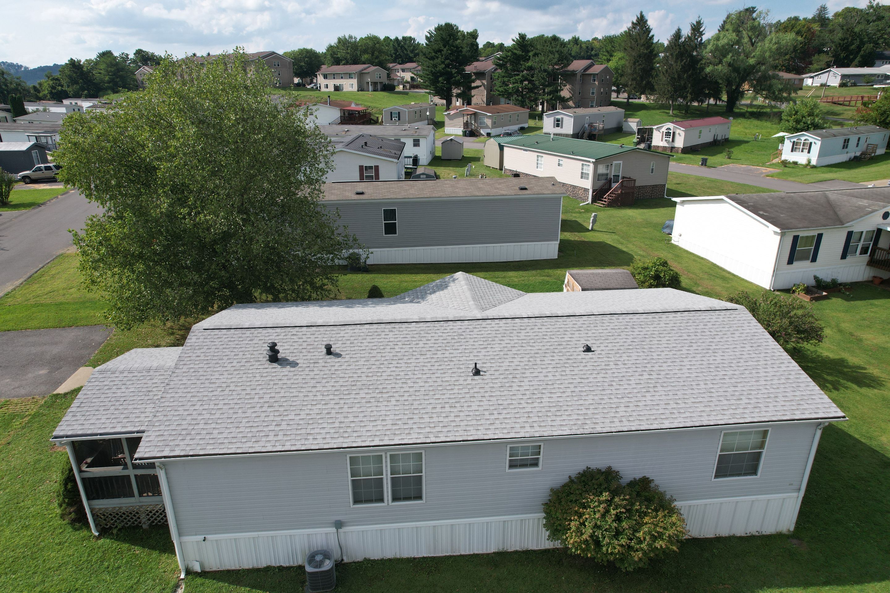 Residential Roofing Installation using GAF Timberline HDZ Fox Hollow Grey by Rainstoppers Roofing
