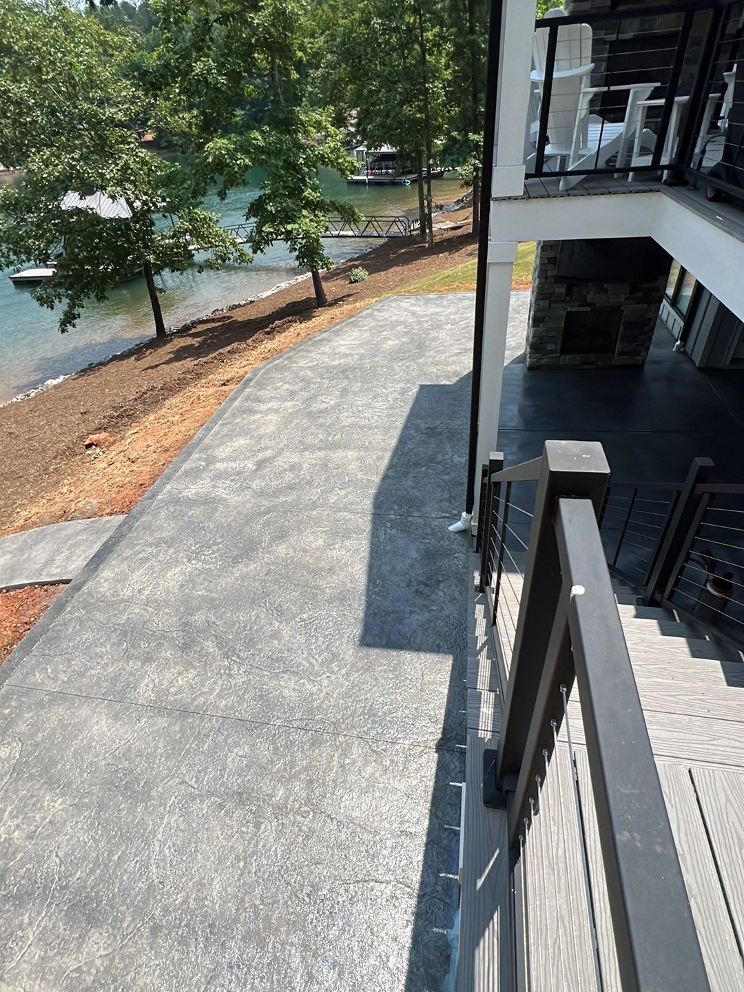 Stamped Concrete Patio by Xtreme Concrete Services