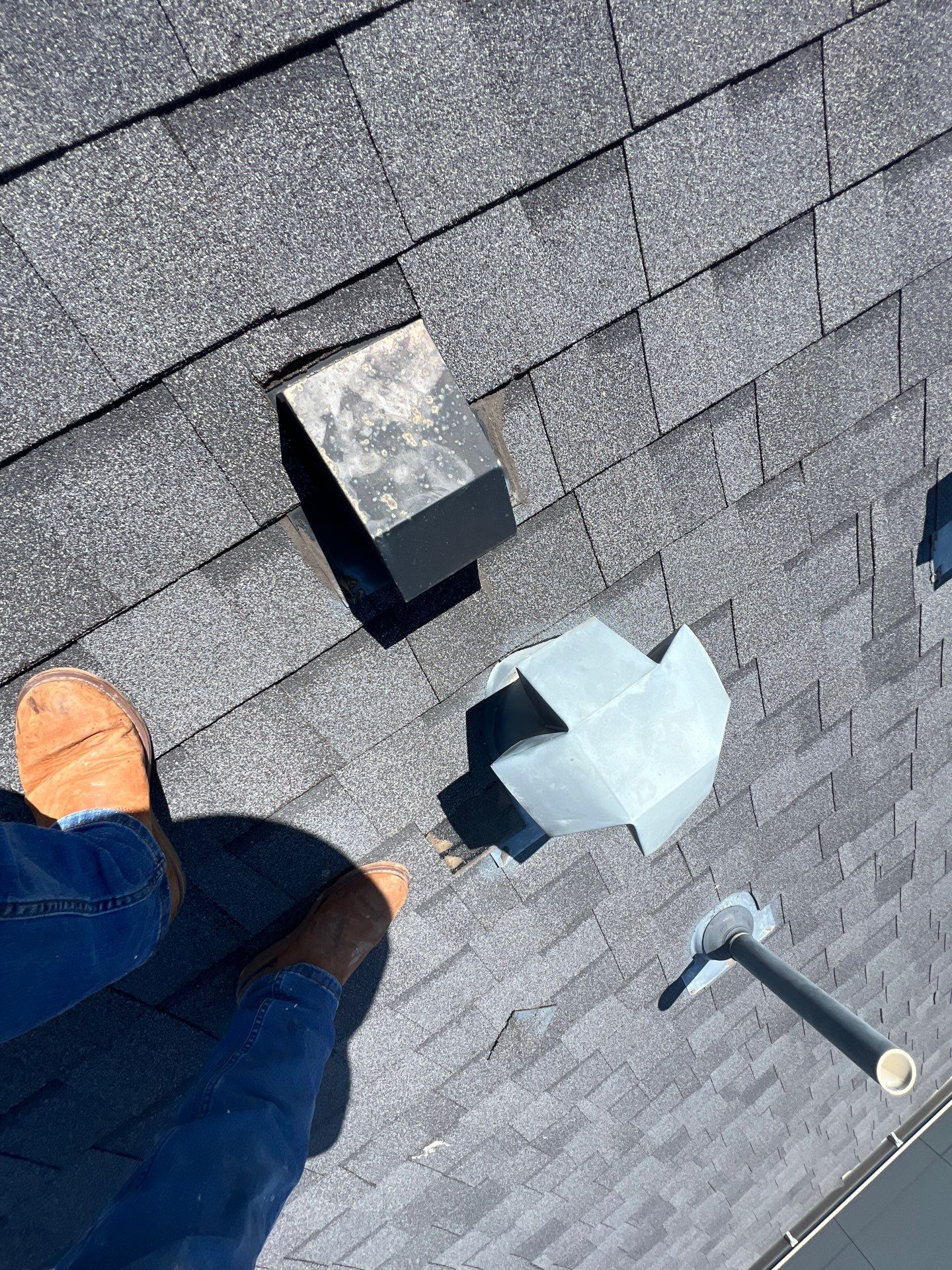 Hail Damage using Owen's Corning Duration (Lifetime) Shingles by Roof Repair Company