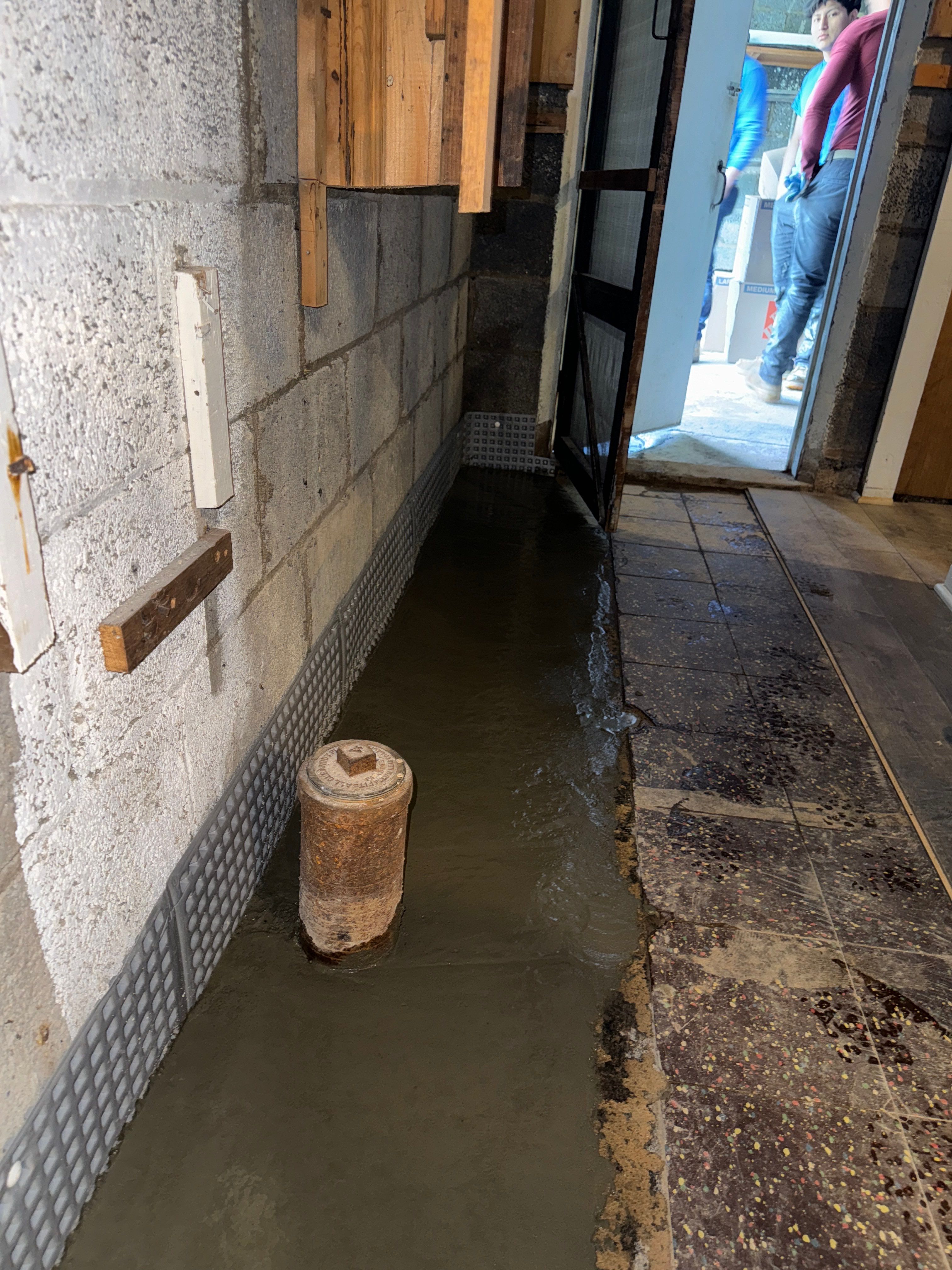 Interior French Drain West Orange NJ by Pure Service Pro, LLC 