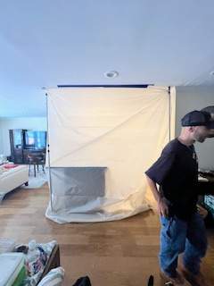 Water Damage from next door unit by Newhouse Restoration