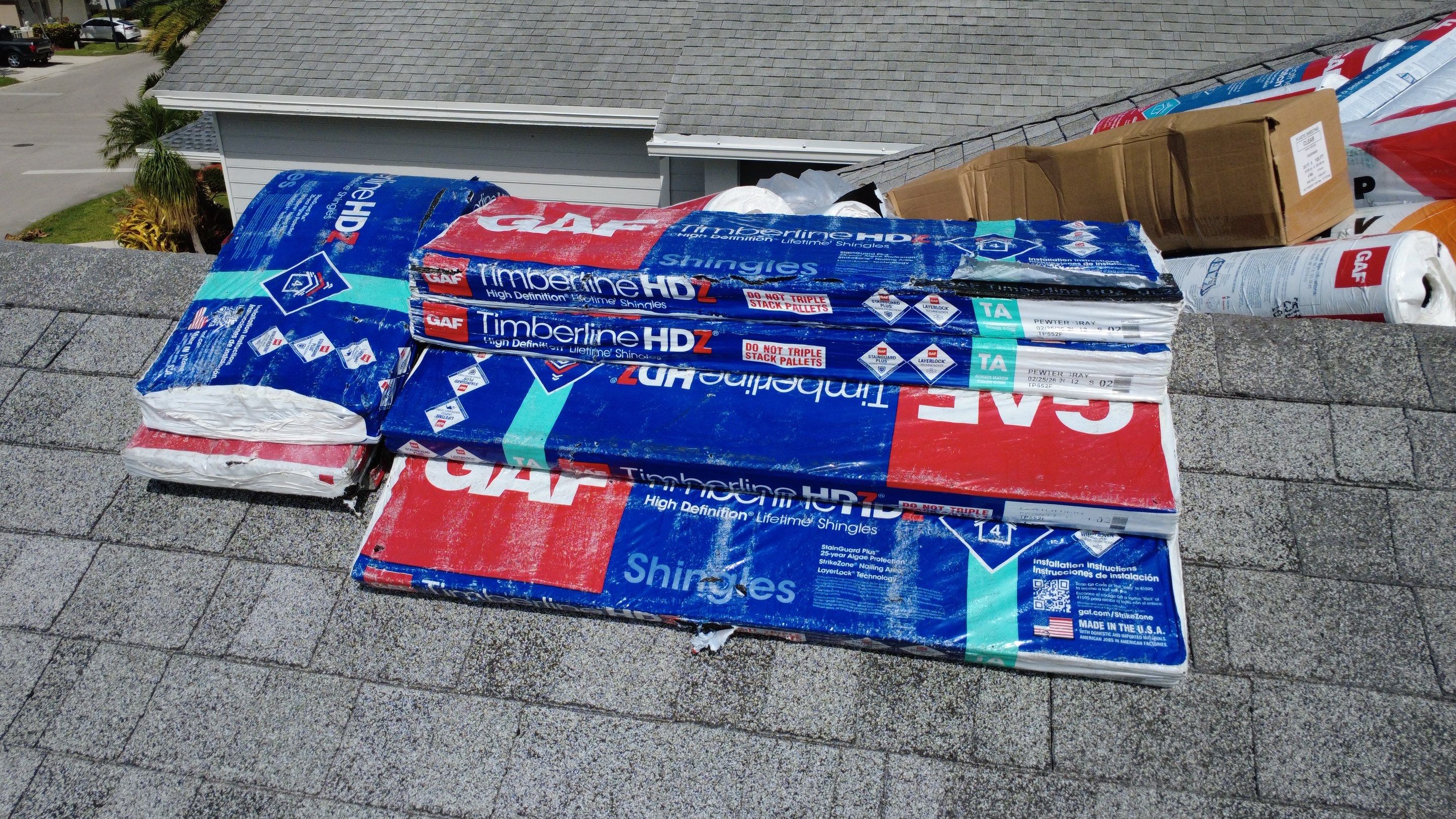 Residential Roofing Installation using GAF by BLUES BROTHERS ROOFING
