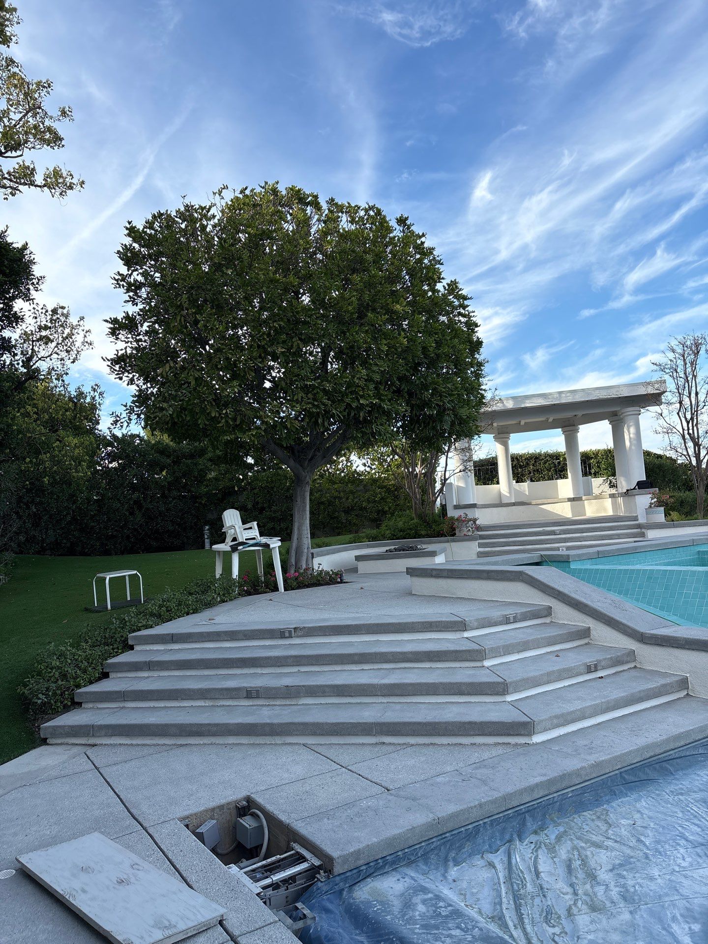 Concrete Cleaning With Sandblasting & Sealing  by La Power Washing Inc 