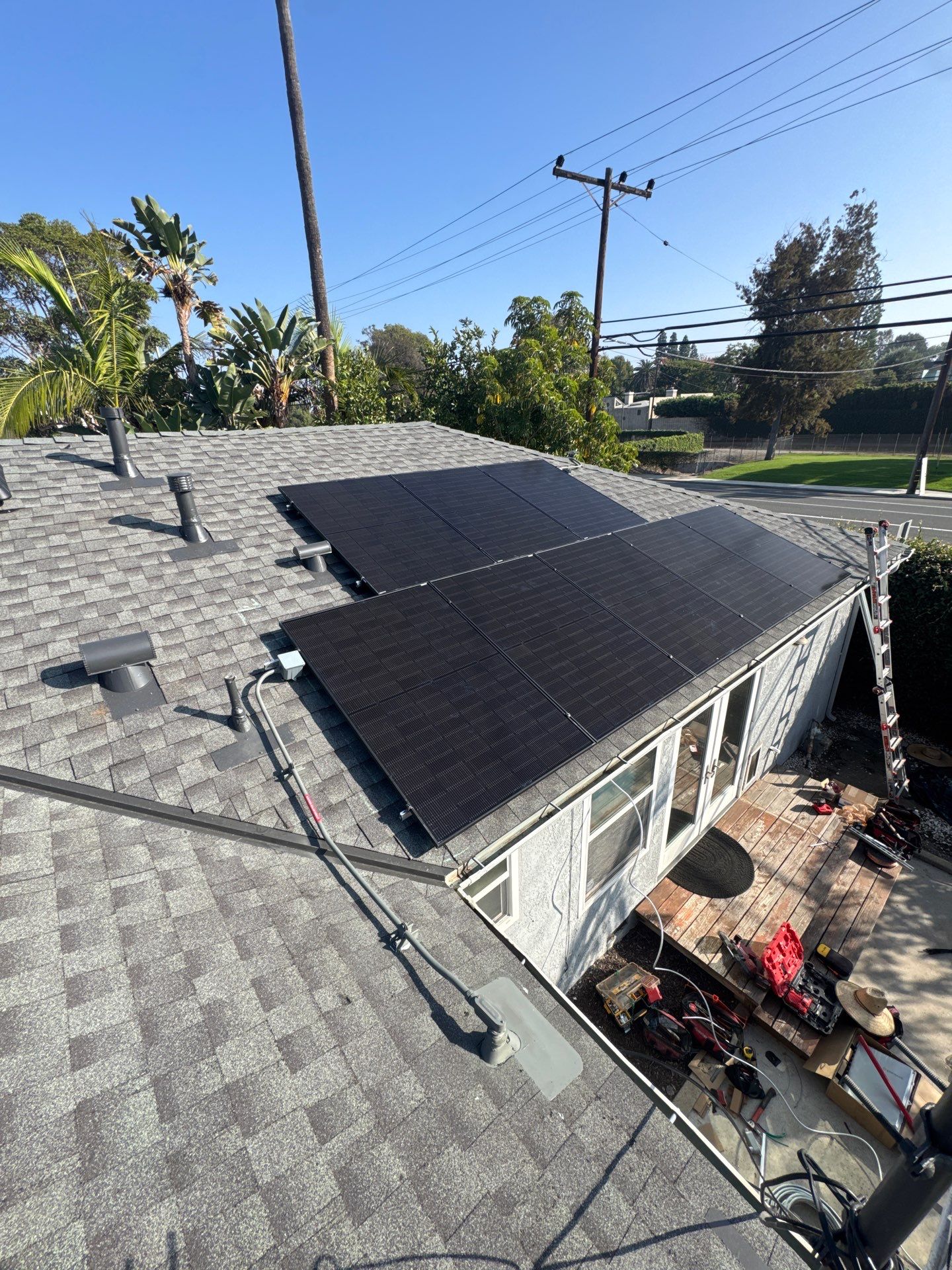 Residential Solar Installation with CertainTeed Panels in Long Beach by AWS Solar