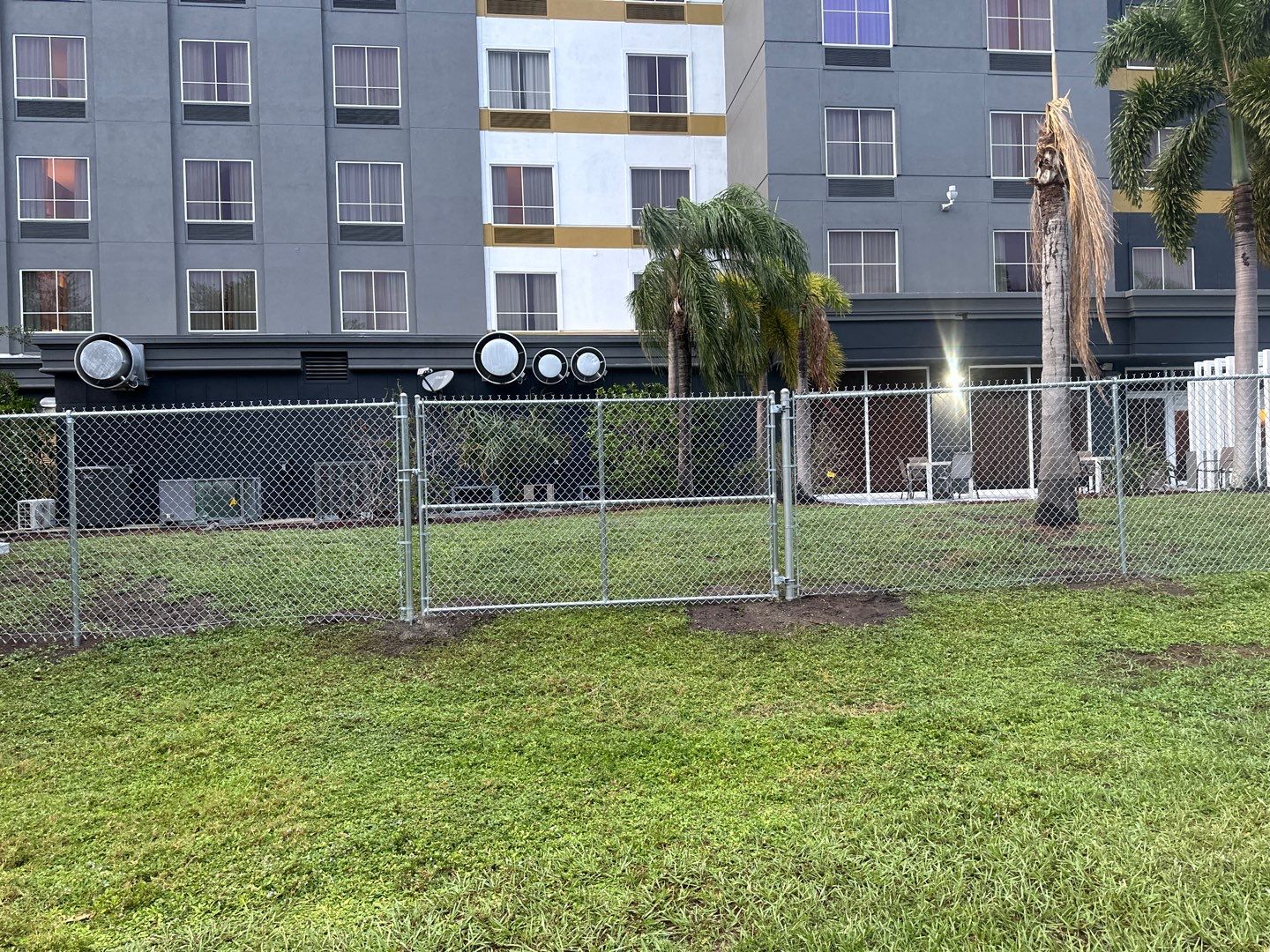 Commercial Chainlink Perimeter Fence Installation  by Asap fence and gates, LLC