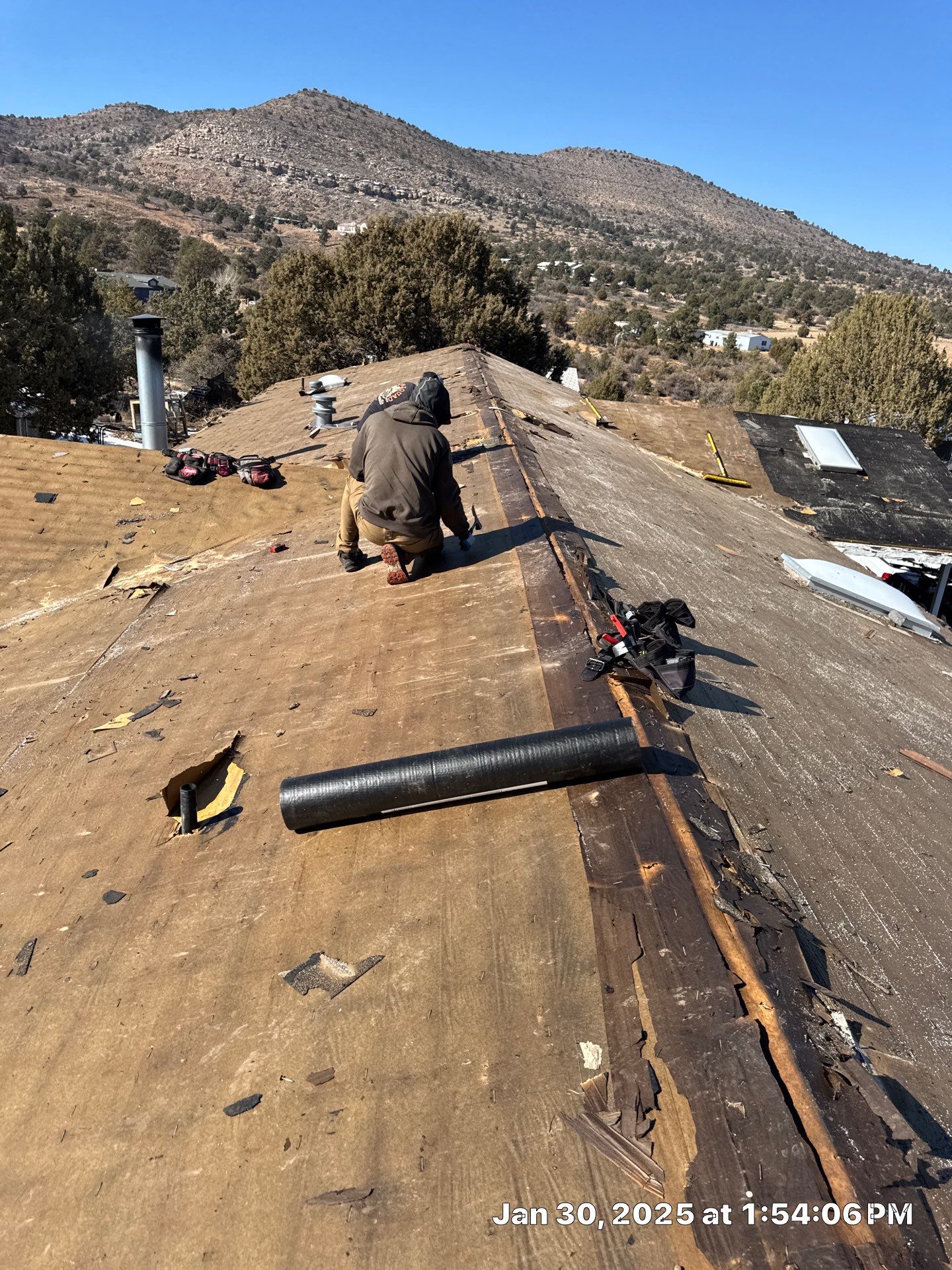 Reroof in Chino Valley by Badger Roofing