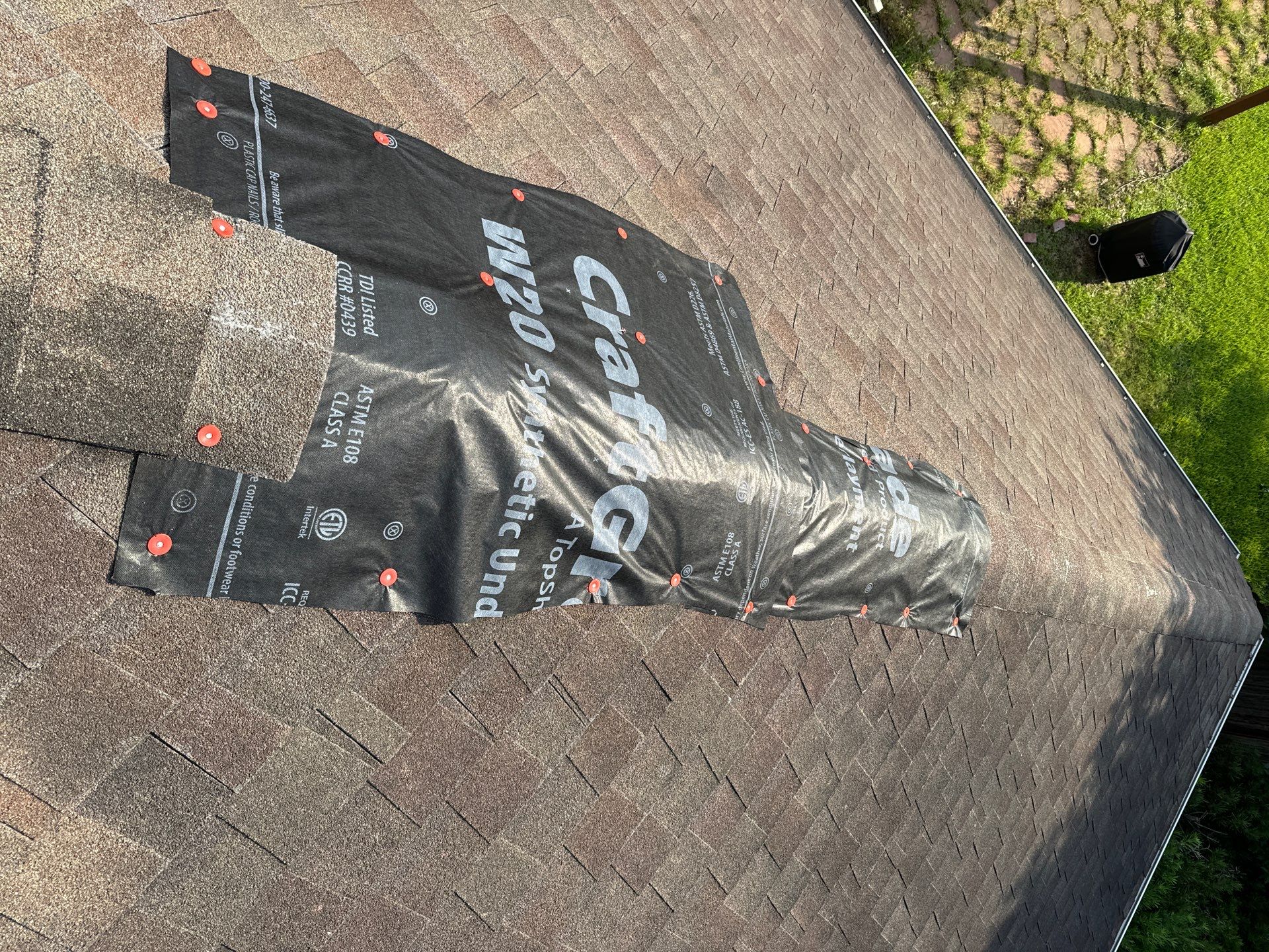 Hail Damage using Owen's Corning Duration (Lifetime) Shingles by Roof Repair Company
