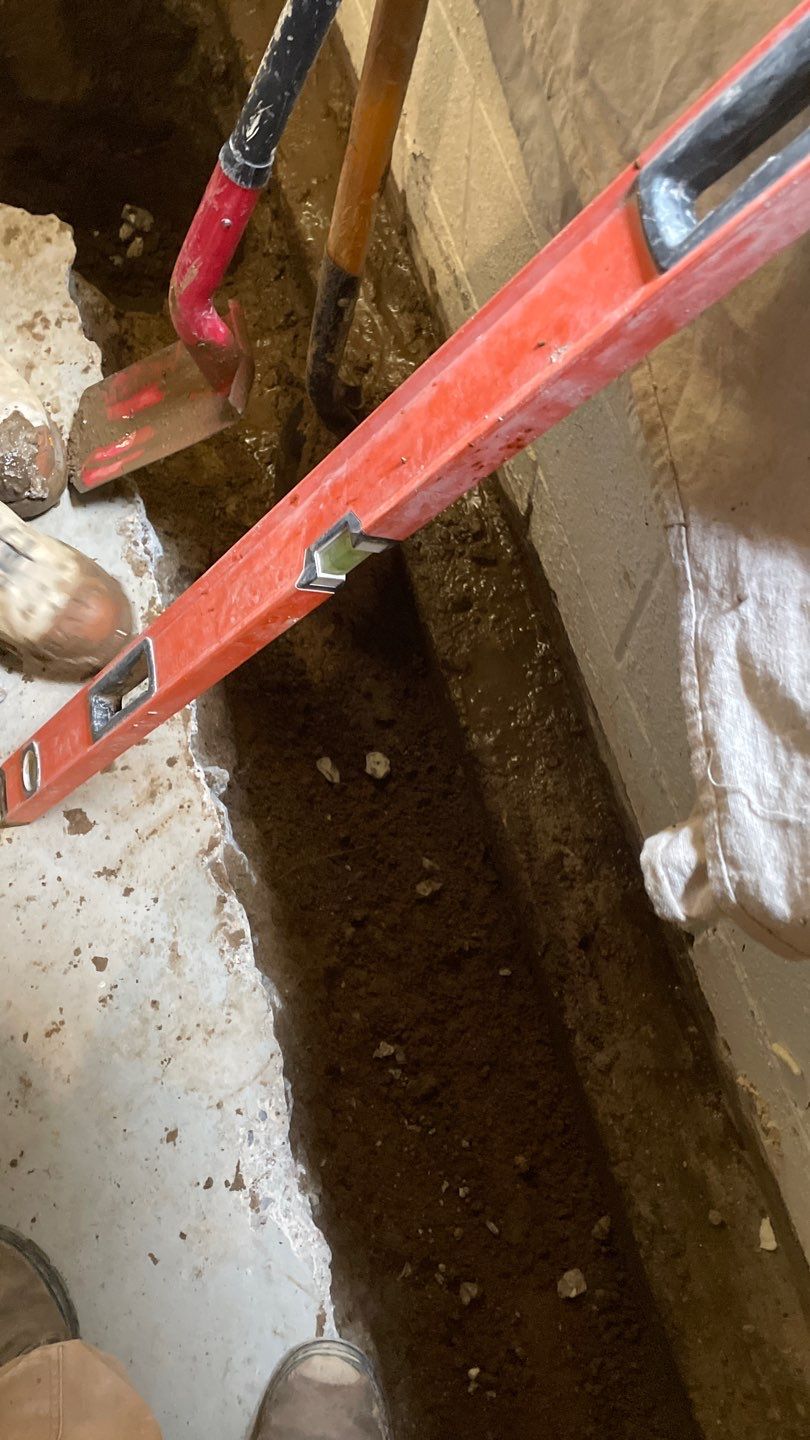 Targeted Drain Tile for Annie by Waterproofing Northeast