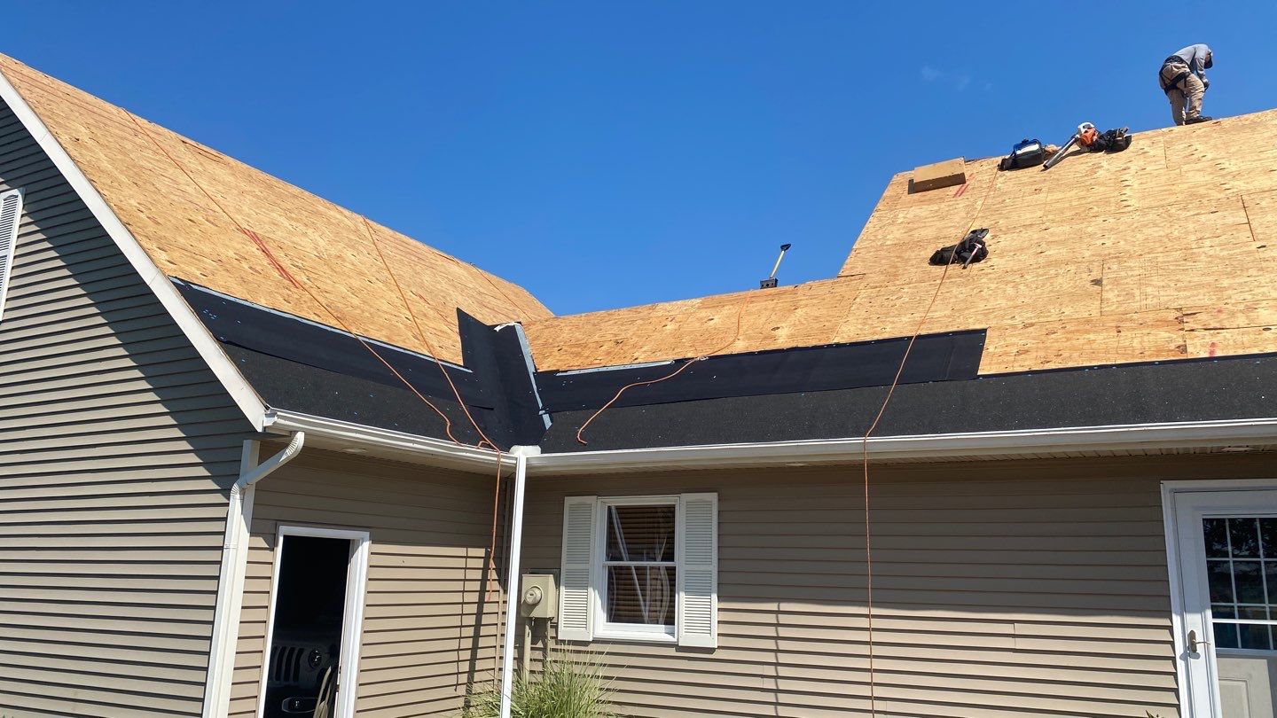 Residential Roofing Installation using GAF Timberline HDZ Weathered Wood by Nitro Roofing and Construction