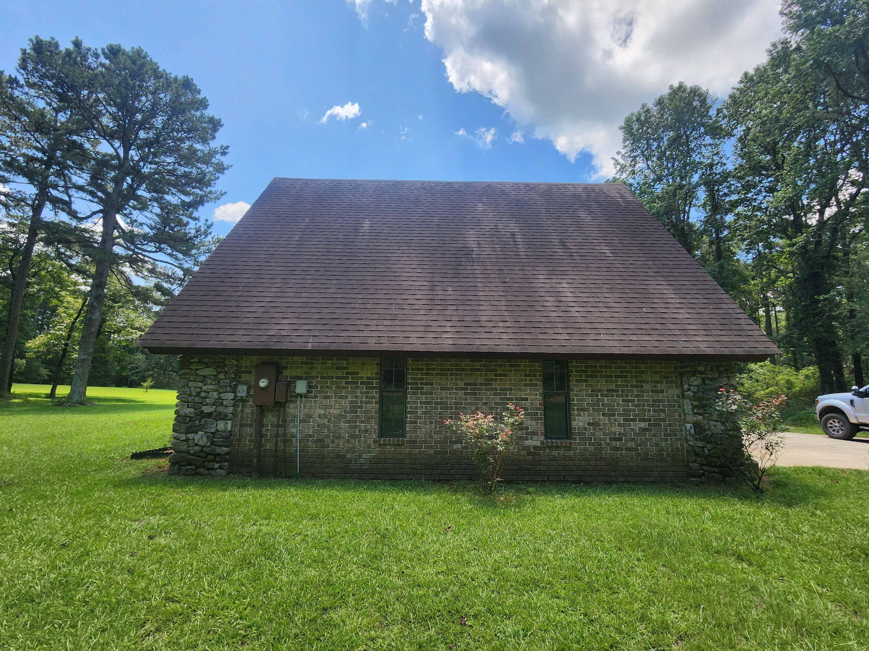 Residential Roofing Repair using Malarkey Highlander: Natural Wood by Hostetler Roofing