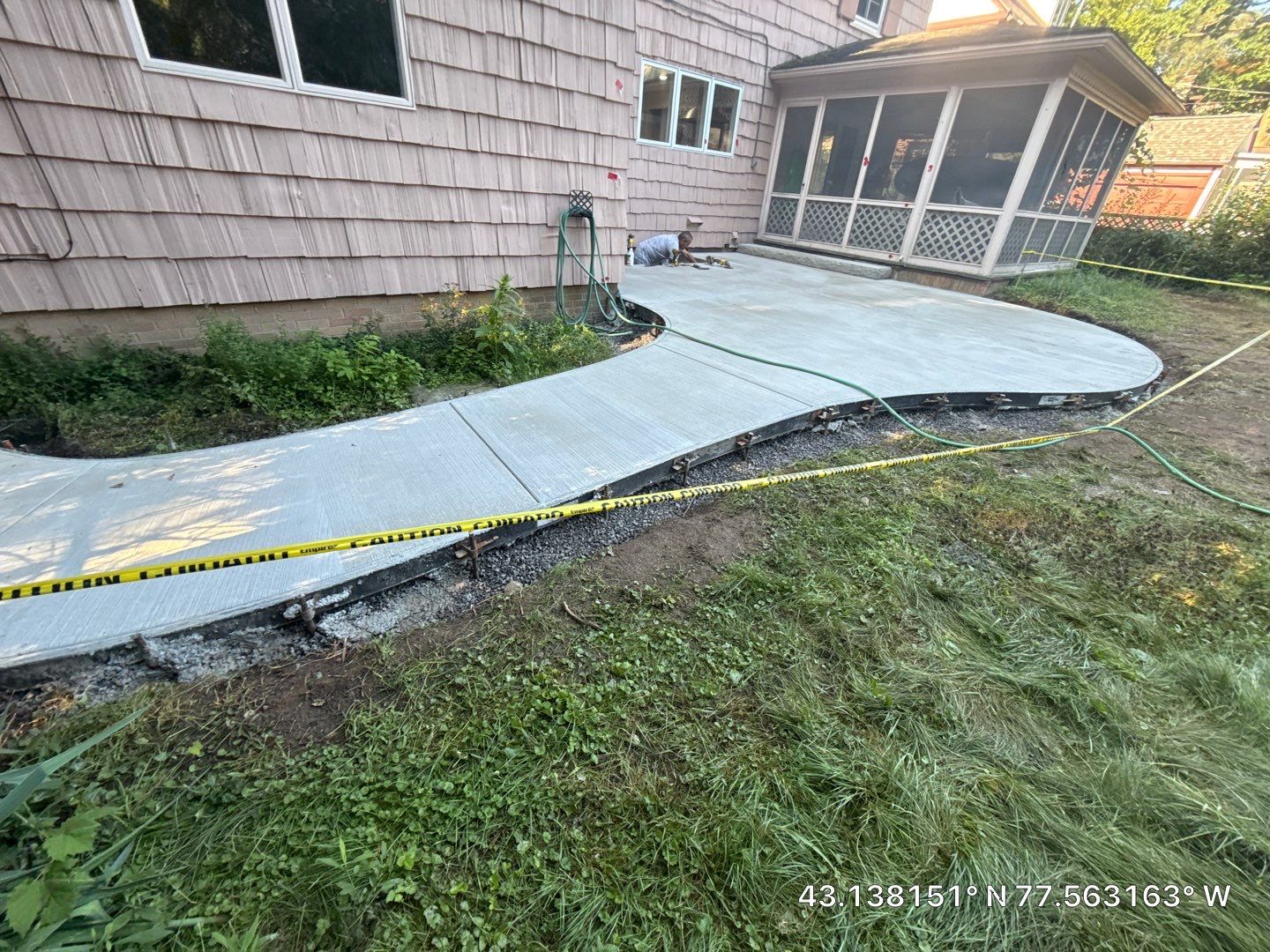 Rochester Broom Finished Patio by NG Masonry & Construction LLC