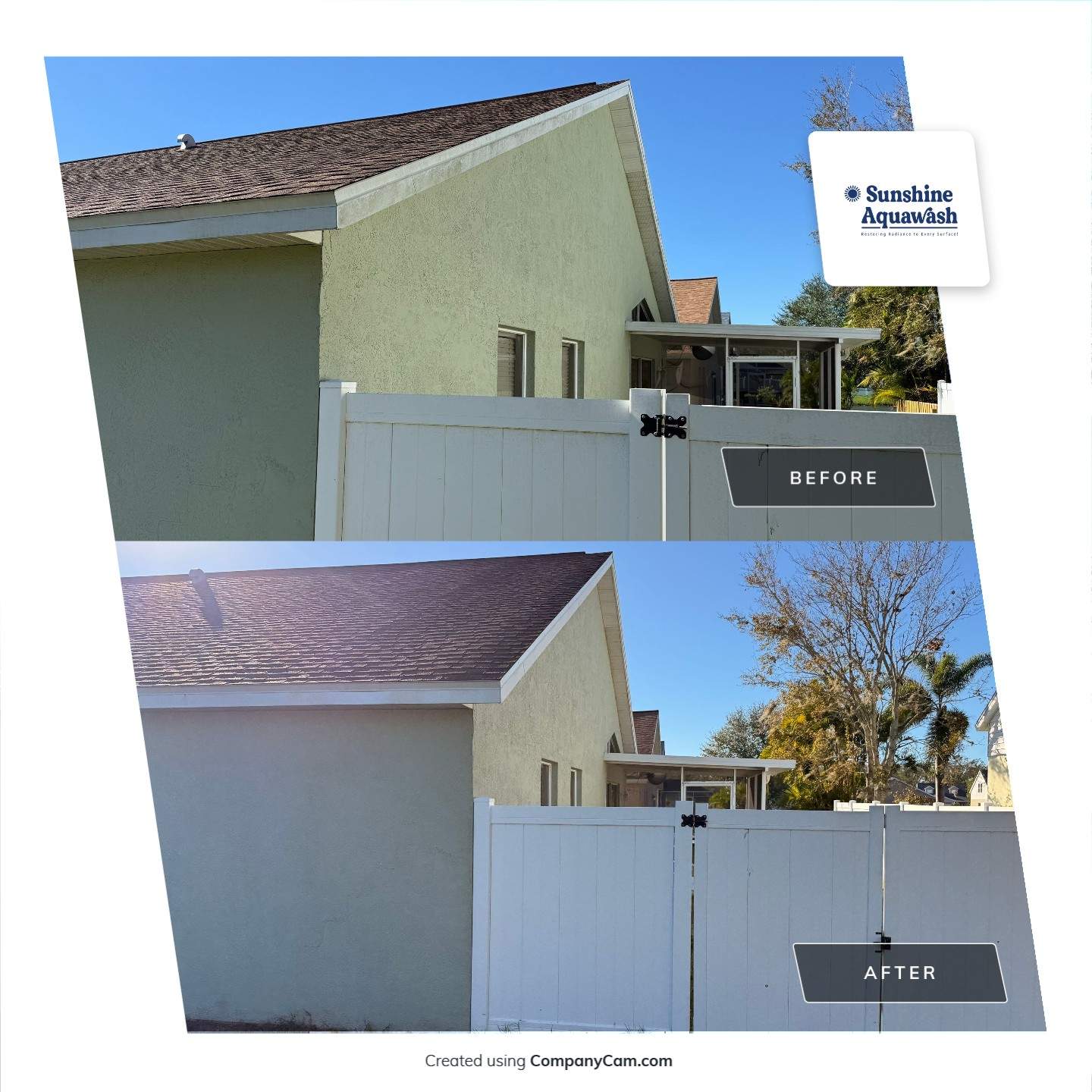 Complete Exterior Cleaning – Driveway, House Wash & More in Palmetto, FL by Sunshine AquaWash