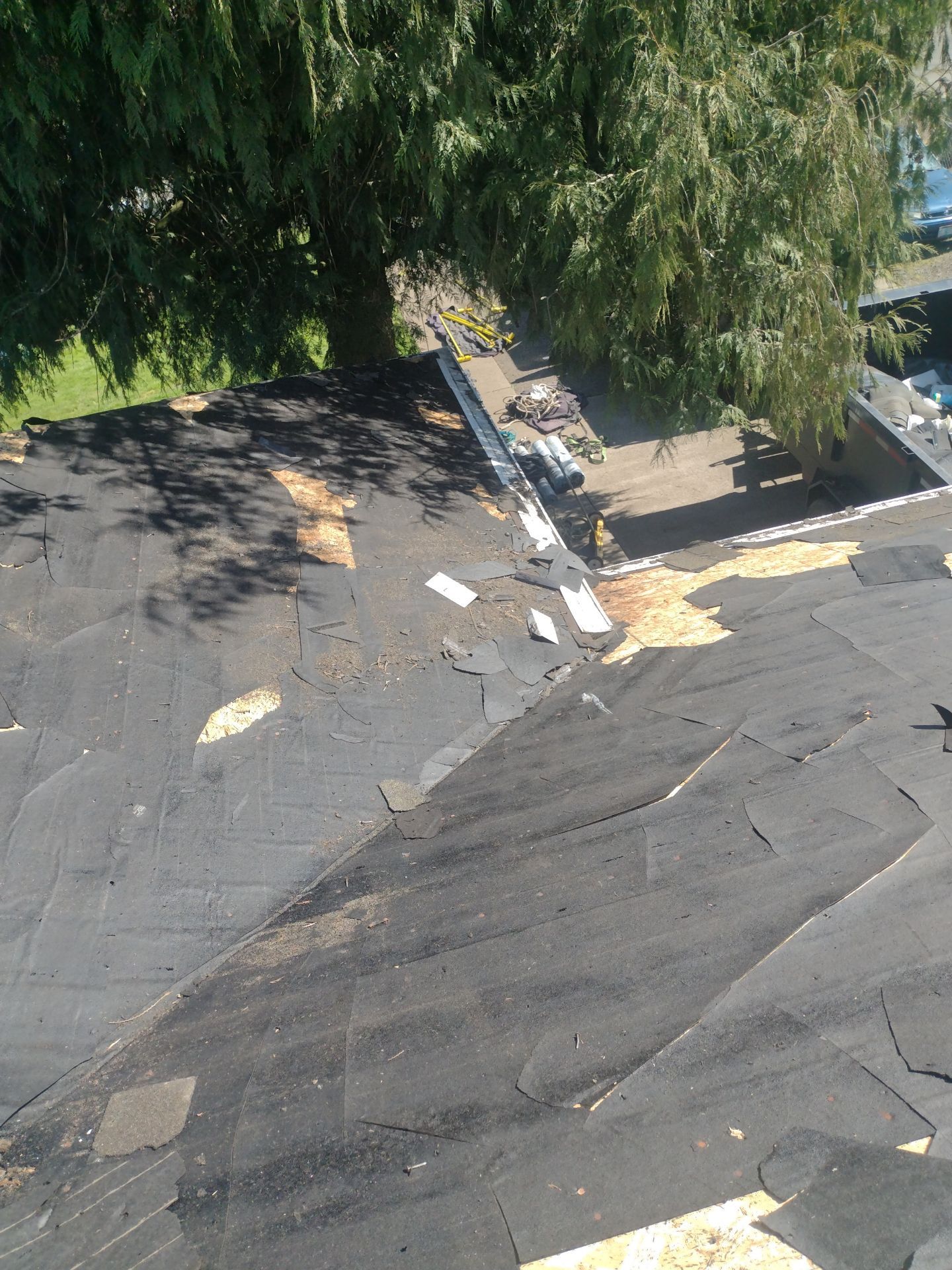 Residential Roofing Installation using IKO Dynasty (Color: Granite Black) by Orezona Building & Roofing Company, Inc.