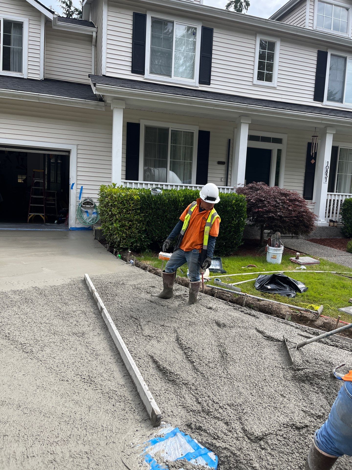 Luis | Concrete Driveway by Jireh Asphalt & Concrete Inc 