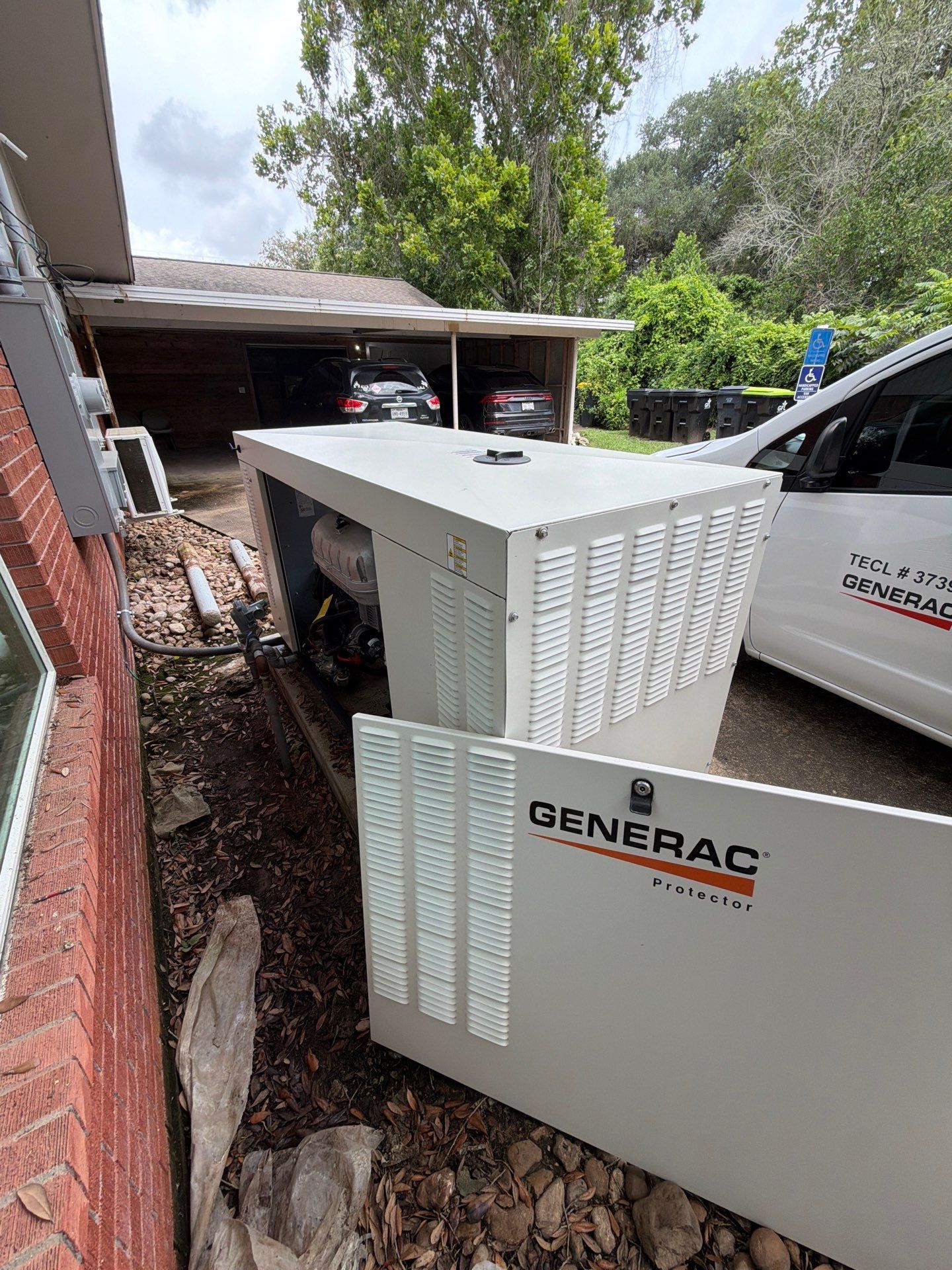 Residential Generac Standby Generator Preventative Maintenance in Fulshear, Texas by GenTex Elite Services