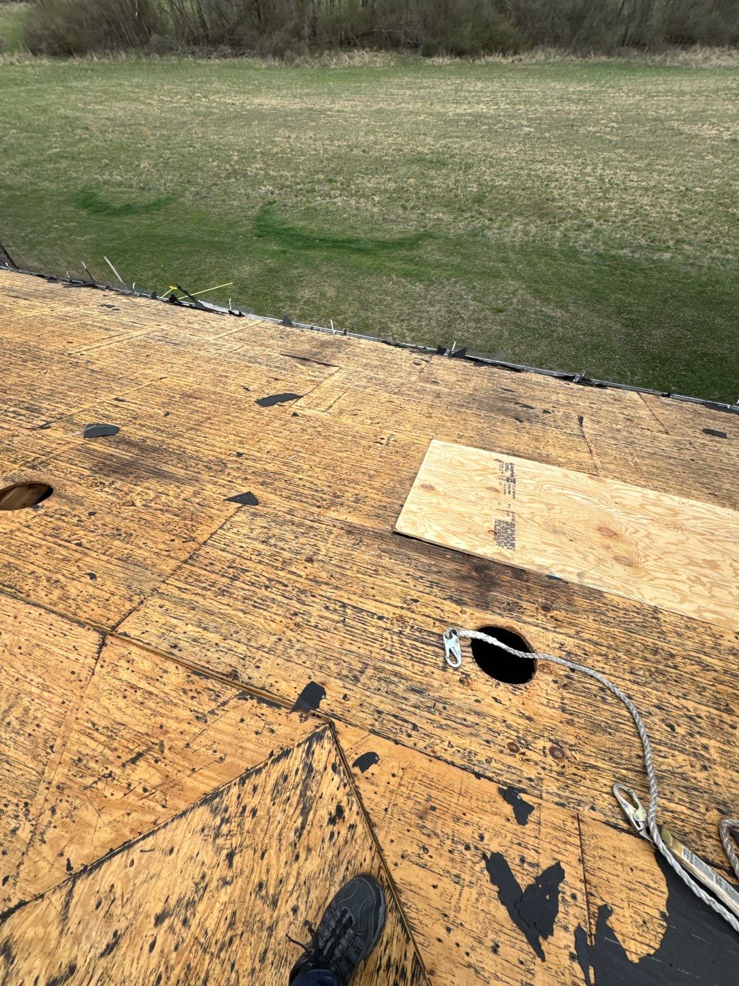 Commercial Roofing Installation using Performance Panel Metal - Frost Black by RoofX 