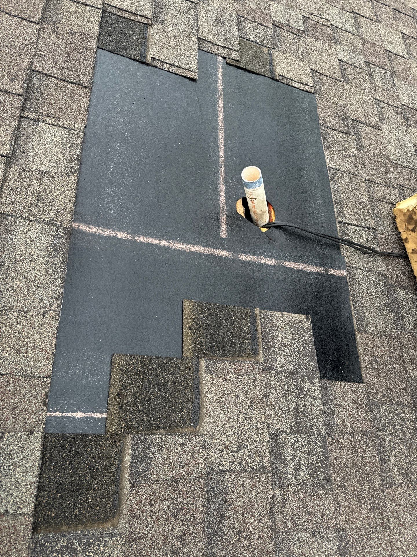 Hail Damage using Owen's Corning Duration (Lifetime) Shingles by Roof Repair Company