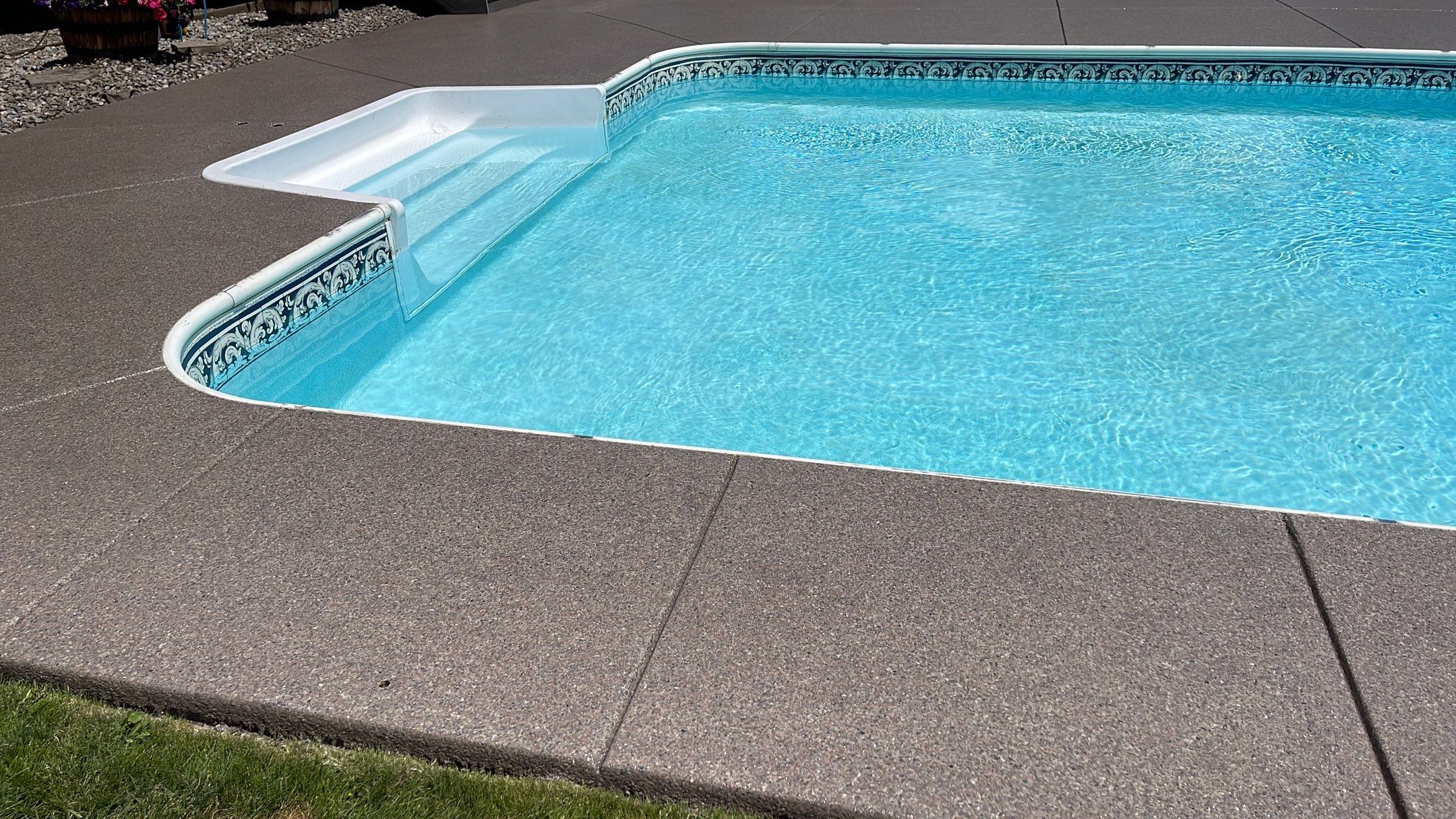 Pool Deck Transformation using Tidal Wave by Croc Coatings, LLC