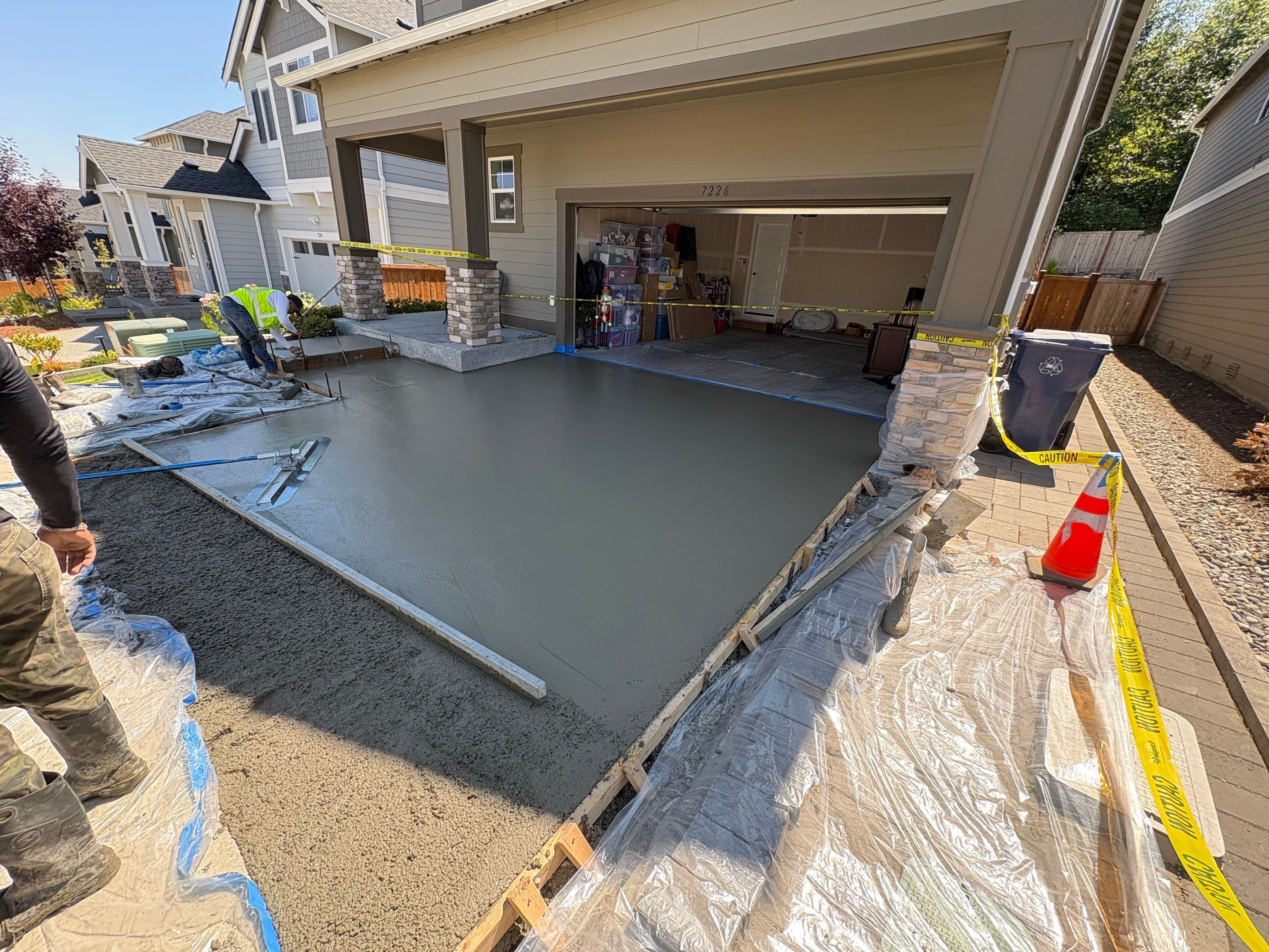 Concrete Driveway Makeover | Snohomish  by Jireh Asphalt & Concrete Inc 